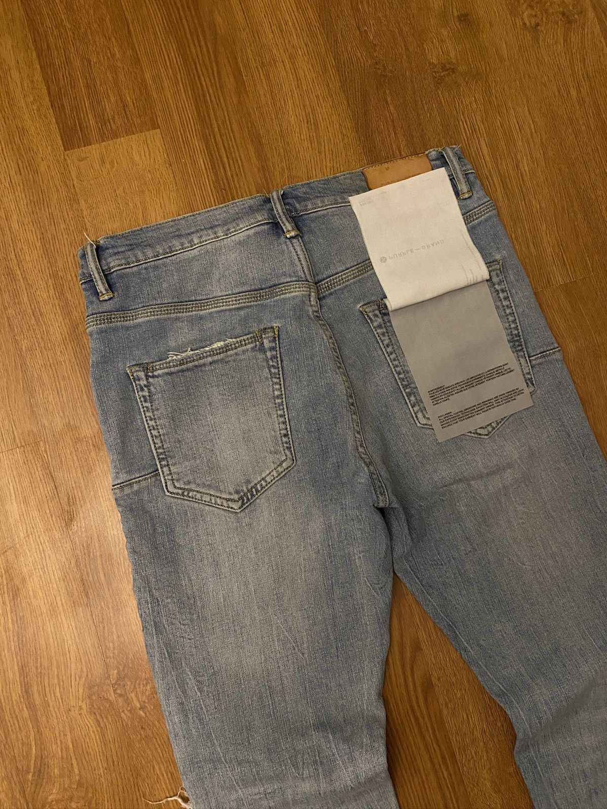 Purple Brand Purple Brand Jeans P0002 Indigo Blowout Size US 31 - 3 Thumbnail
