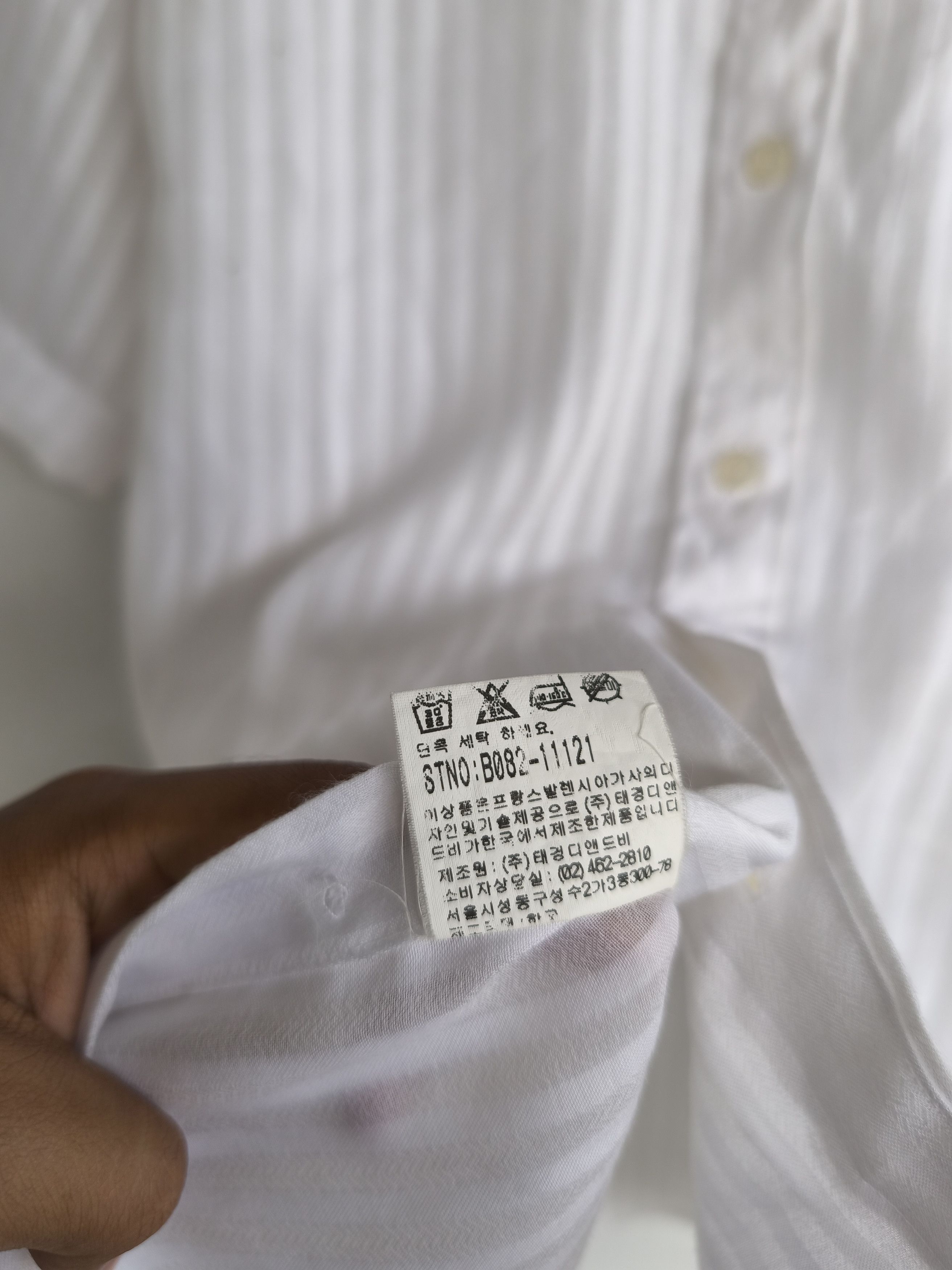 Balenciaga × Designer Vintage Balenciaga white stripe shirt Size US M / EU 48-50 / 2 - 5 Thumbnail