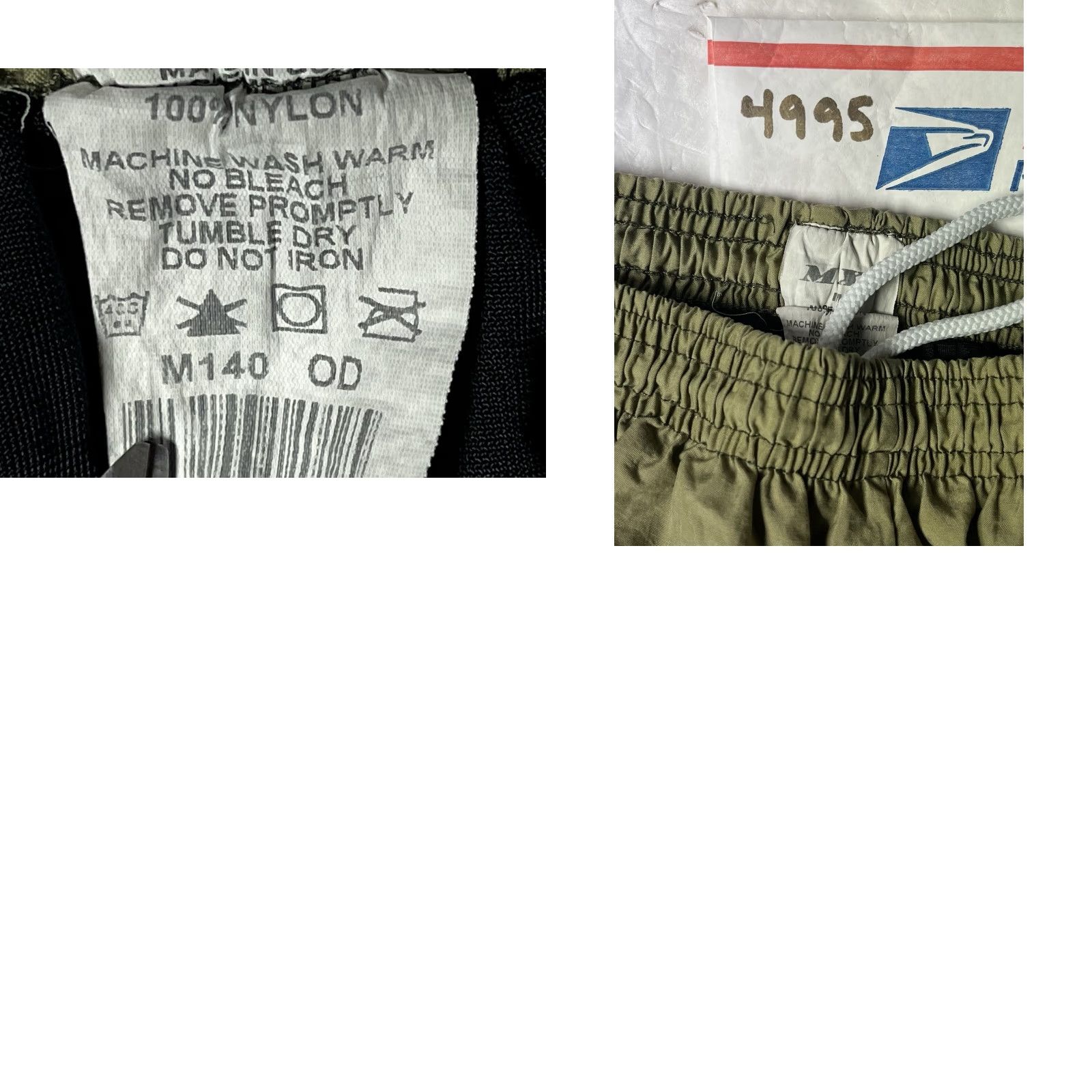 Vintage MX3 Mens Running Shorts Nylon Elastic Waist Drawstring Solid Green M Size US 31 - 8 Thumbnail