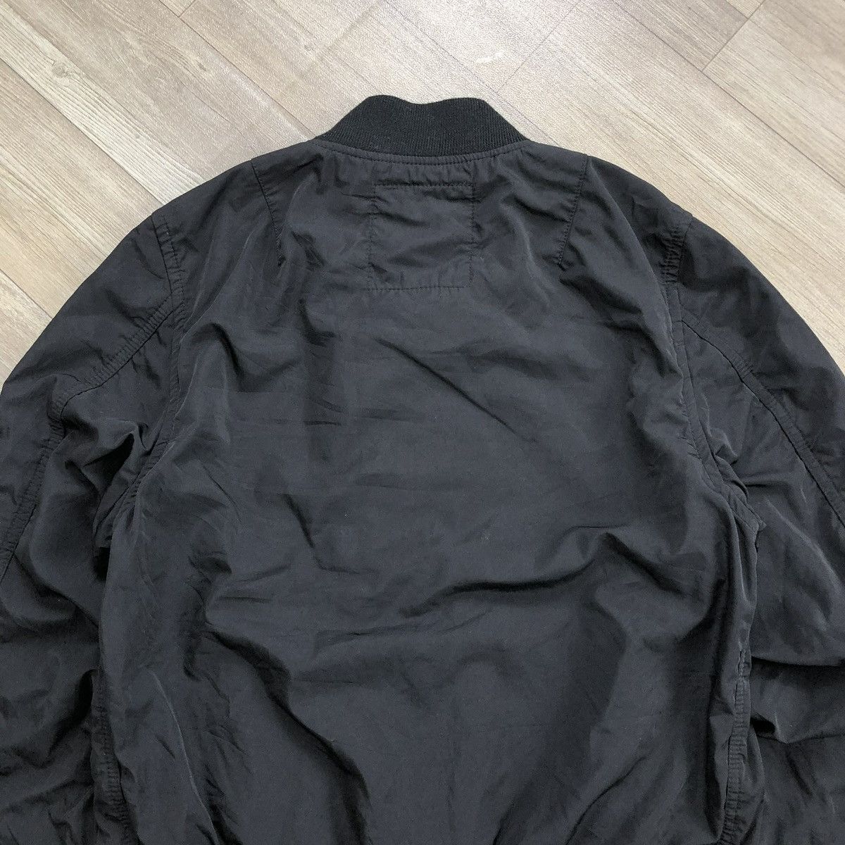 Alpha Industries Vintage Alpha Industries Military Black Bomber Jacket Size US S / EU 44-46 / 1 - 12 Thumbnail