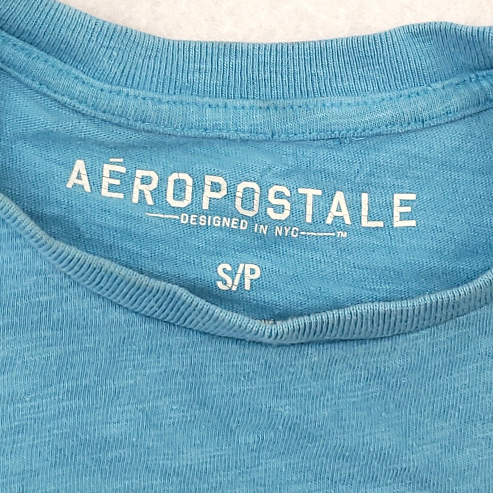 Aeropostale Aeropostale A87 T Shirt Adult Mens Size Small S Blue Size US S / EU 44-46 / 1 - 3 Thumbnail