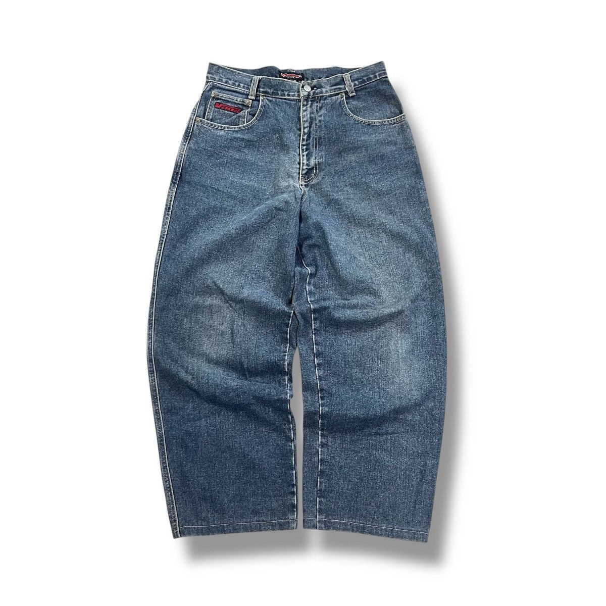 Shorty's Skateboards Rare! Vintage 90s Vans Usa Skate Baggy Denim Jeans Size US 32 / EU 48 - 1 Thumbnail