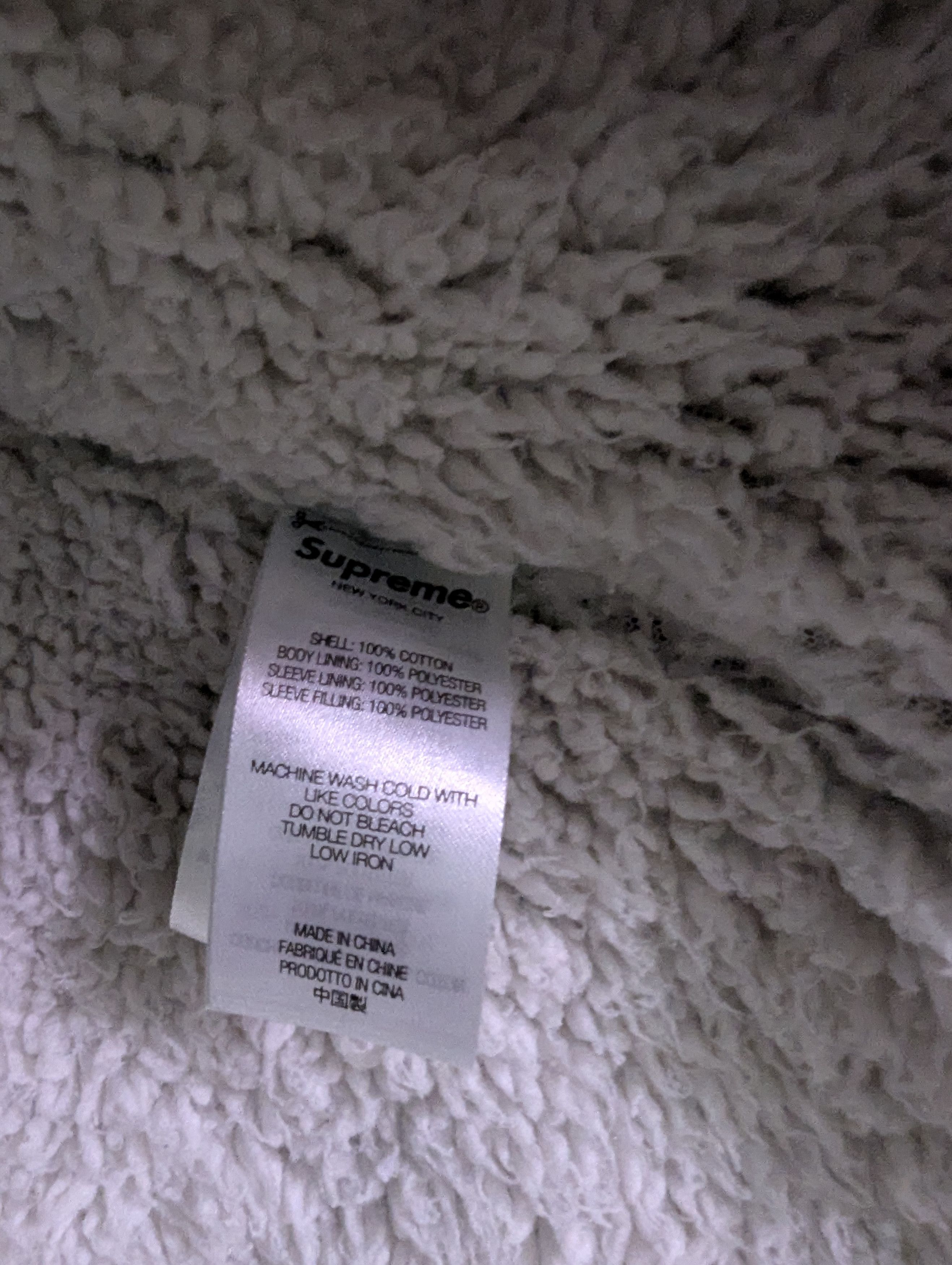 Supreme Sherpa Lined Work Shirt Size US S / EU 44-46 / 1 - 5 Thumbnail