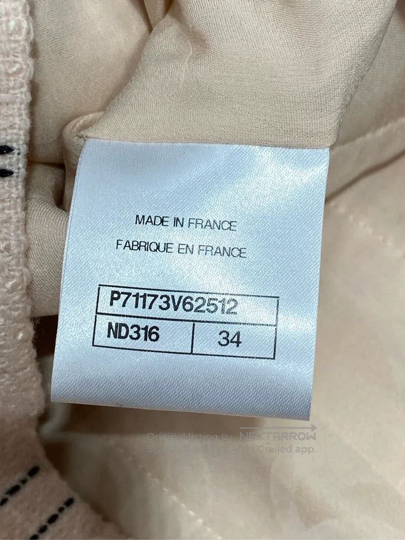Chanel Chanel 21B nude pink tweed jacket Size XXS / US 00 / IT 34 - 6 Thumbnail