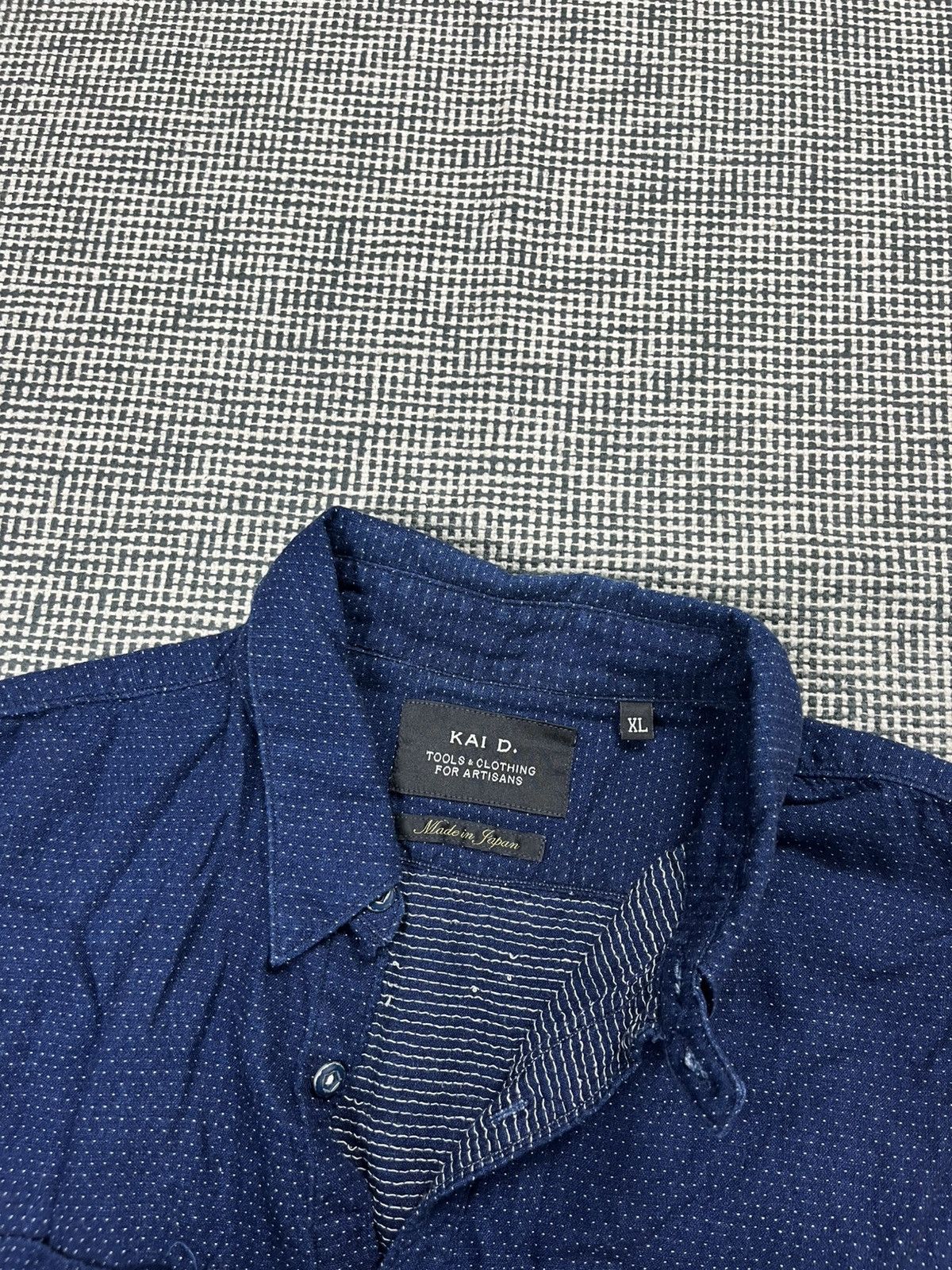 Designer × Japanese Brand × Kai D. Kai D. Artisanal made in Japan button up ls shirt Size US XL / EU 56 / 4 - 4 Thumbnail