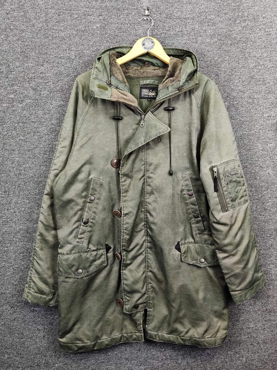 Vintage First Down N-3B Military Parka Flight Jacket