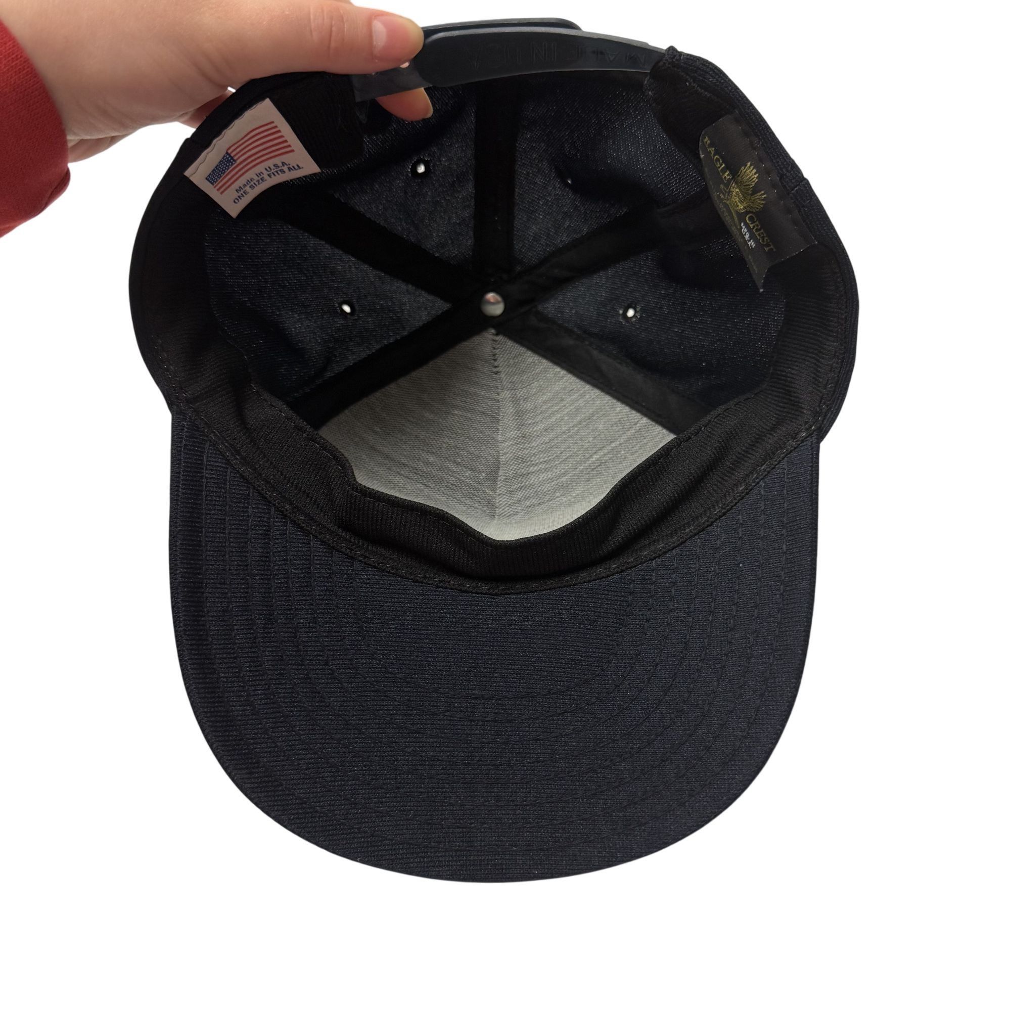 Other NOS New Vtg Eagle Crest USS ESSEX LHD-2 USA NAVY Hat Size ONE SIZE - 9 Thumbnail