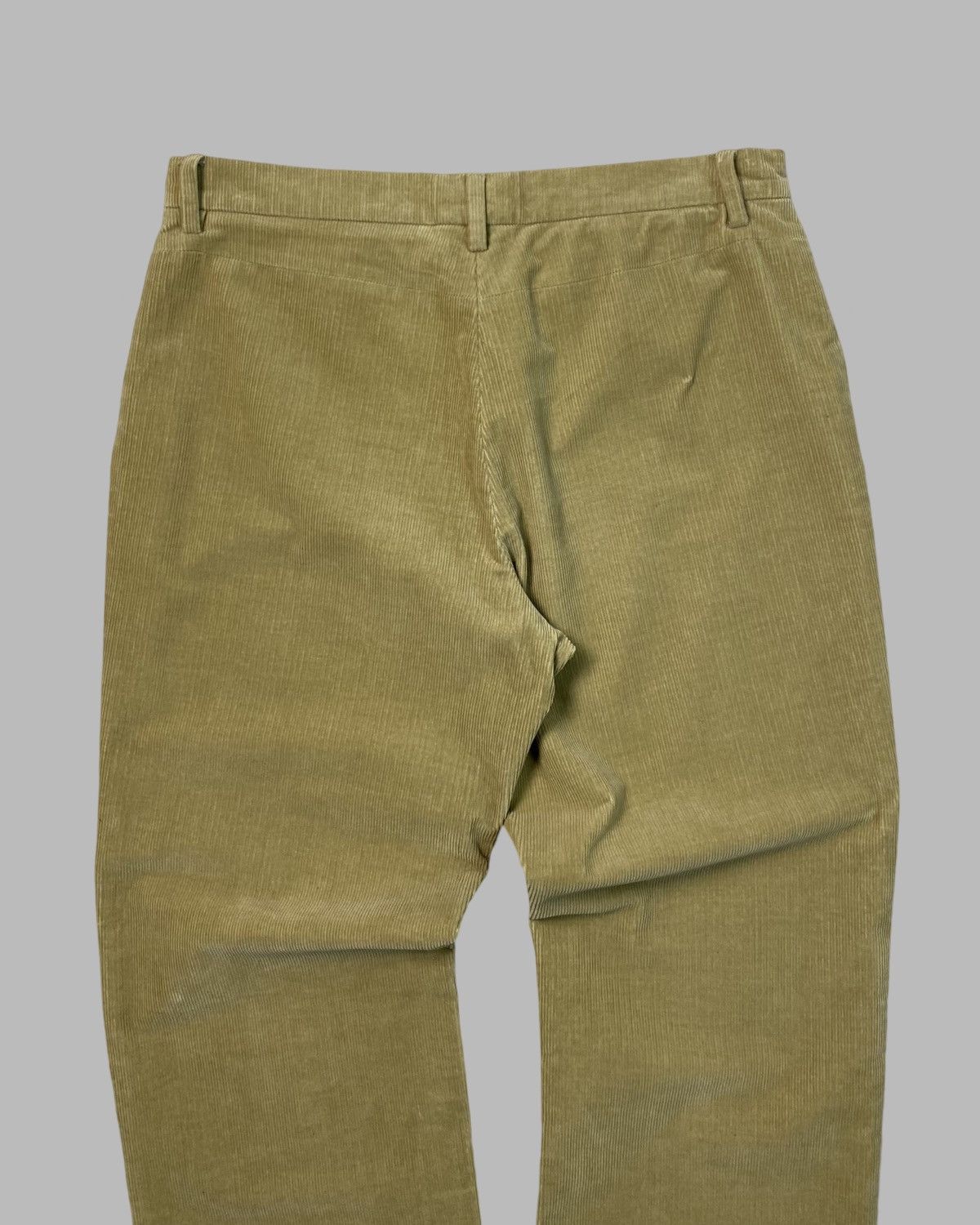 Jil Sander Jil Sander Beige Velour Velvet Corduroy Pants Trousers Size 27" / US 4 / IT 40 - 3 Thumbnail
