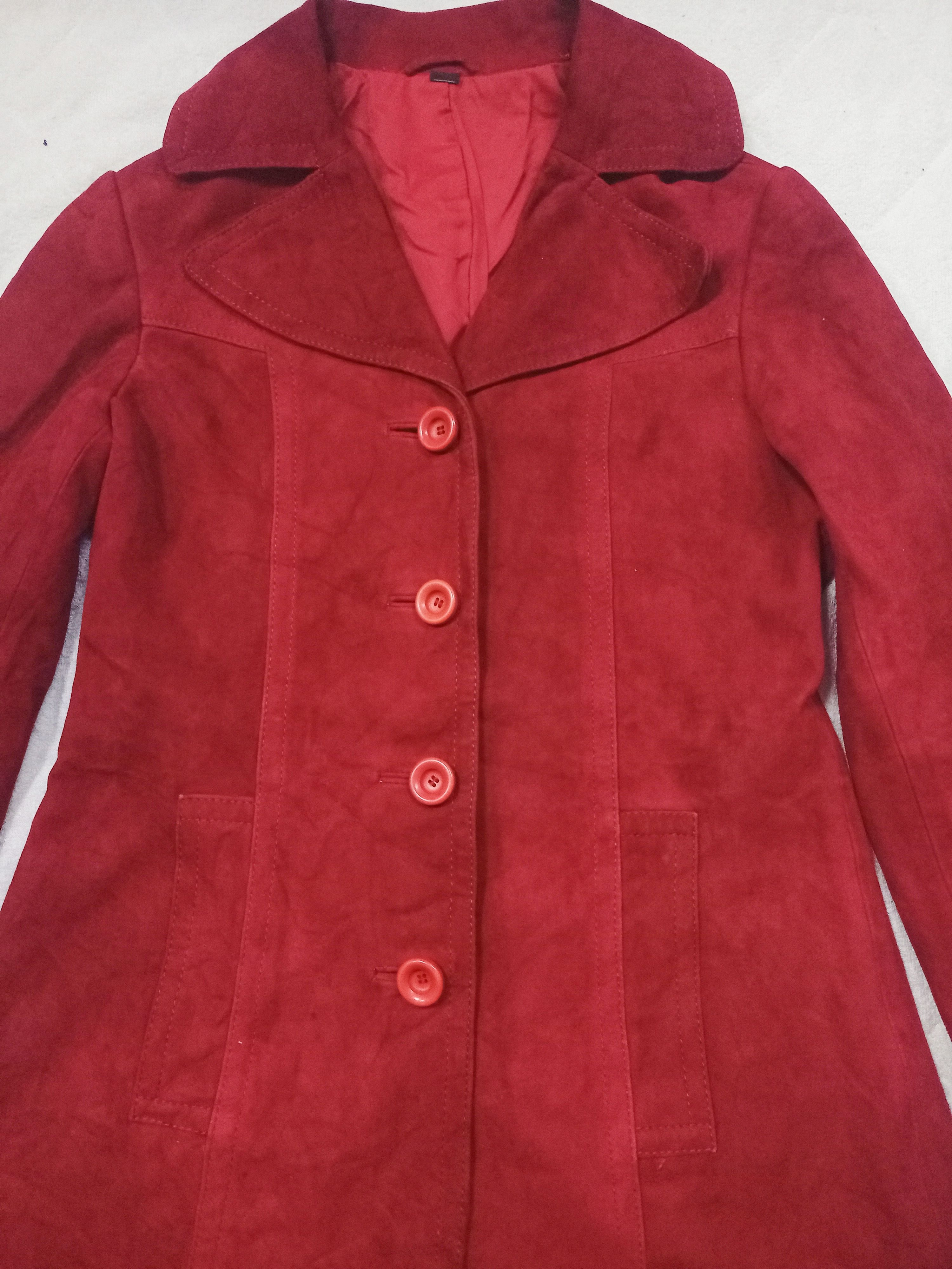 Genuine Leather × Japanese Brand VINTAGE 🔥 PARTINA LEATHER LONG COAT Size XS / US 0-2 / IT 36-38 - 2 Thumbnail