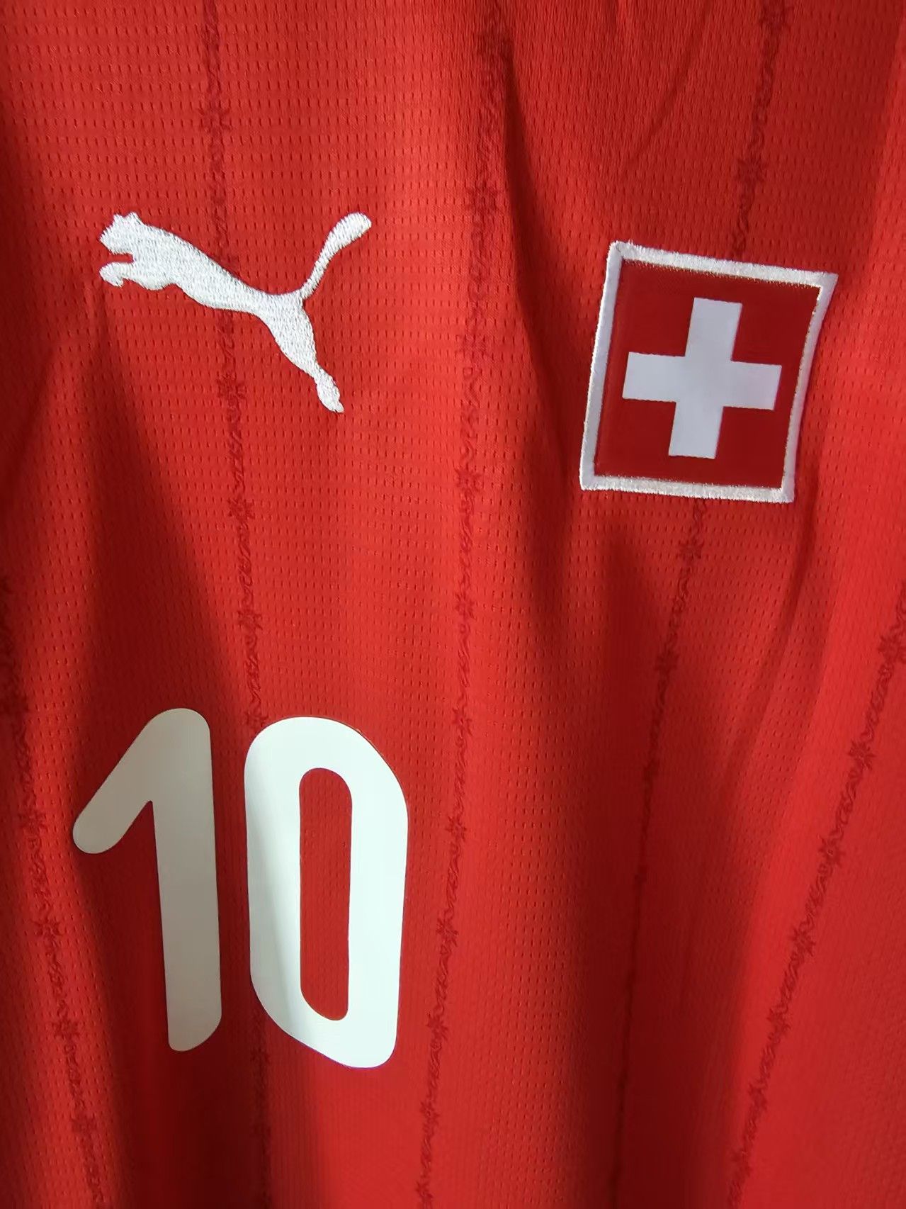 Puma Switzerland #10 Granit Xhaka Jersey 2024 Size US XL / EU 56 / 4 - 4 Thumbnail