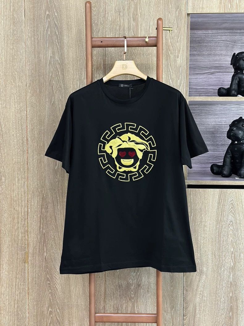 Versace Versace Portrait embroidered short-sleeved T-shirt Size US XL / EU 56 / 4 - 1 Thumbnail