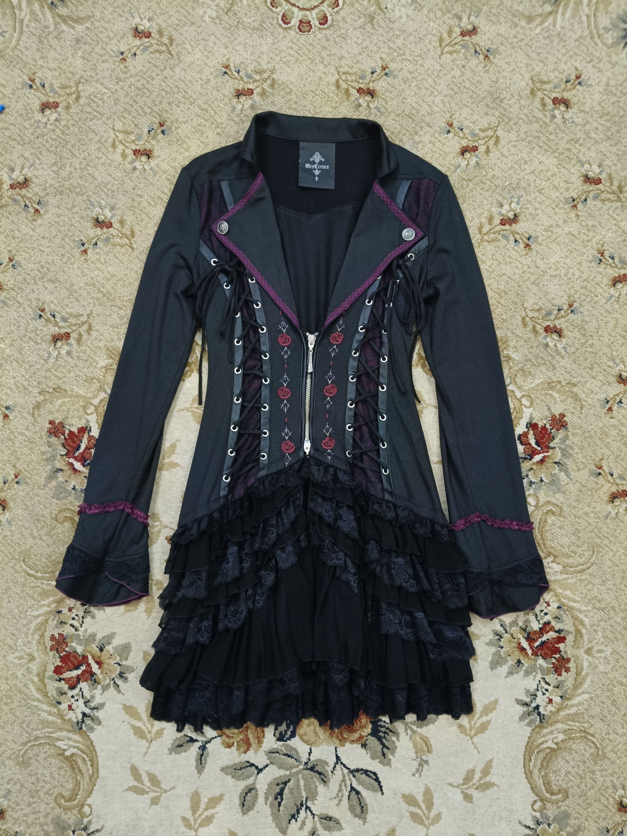 Japanese Brand Ozzcroce Punk Dress mad punk Size S / US 4 / IT 40 - 10 Thumbnail