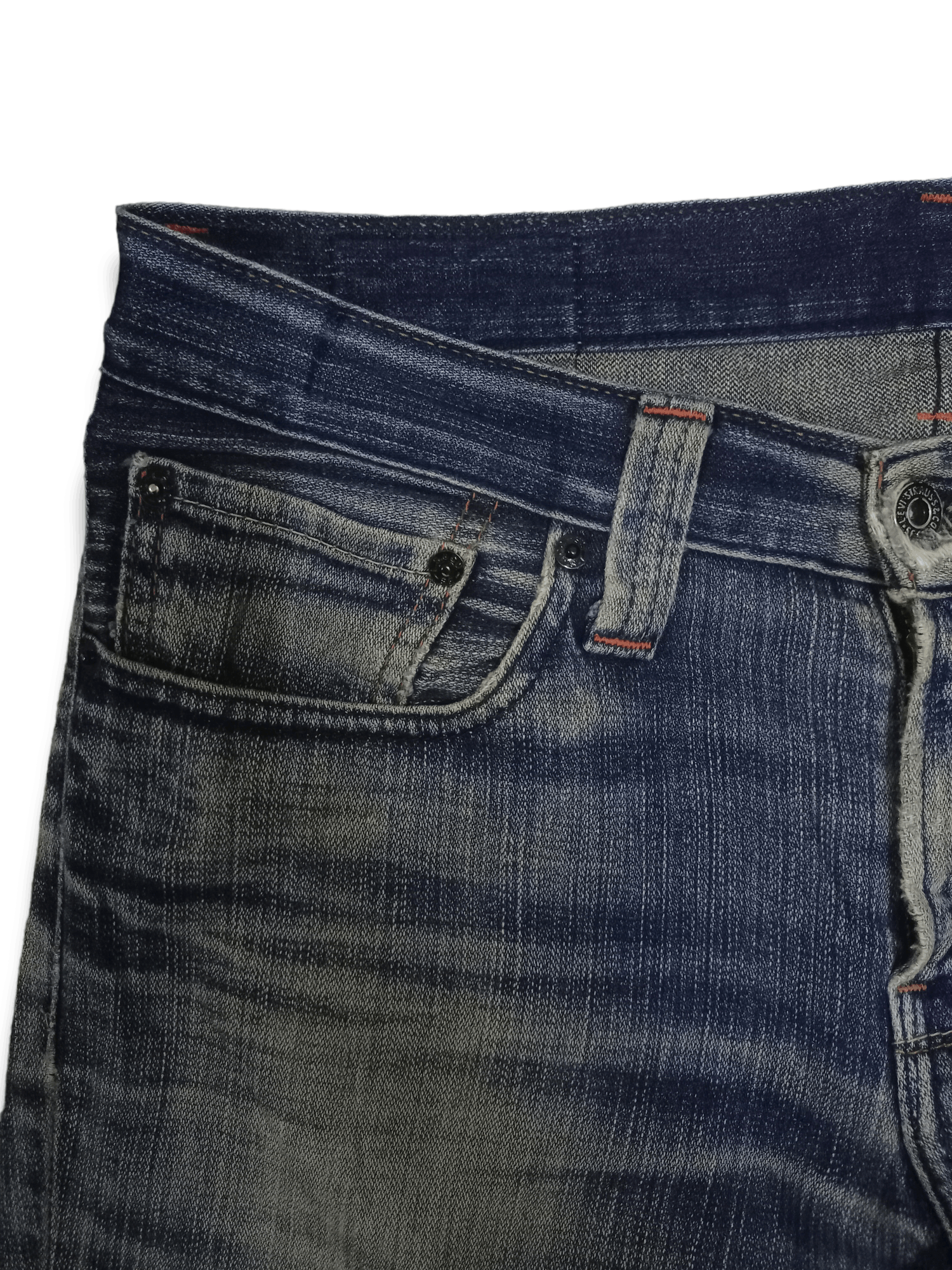 Levi's × Levi's Vintage Clothing Vintage 90s Levis 517 Mud Wash Distressed Flare Jeans 34x32 Size US 34 / EU 50 - 4 Thumbnail