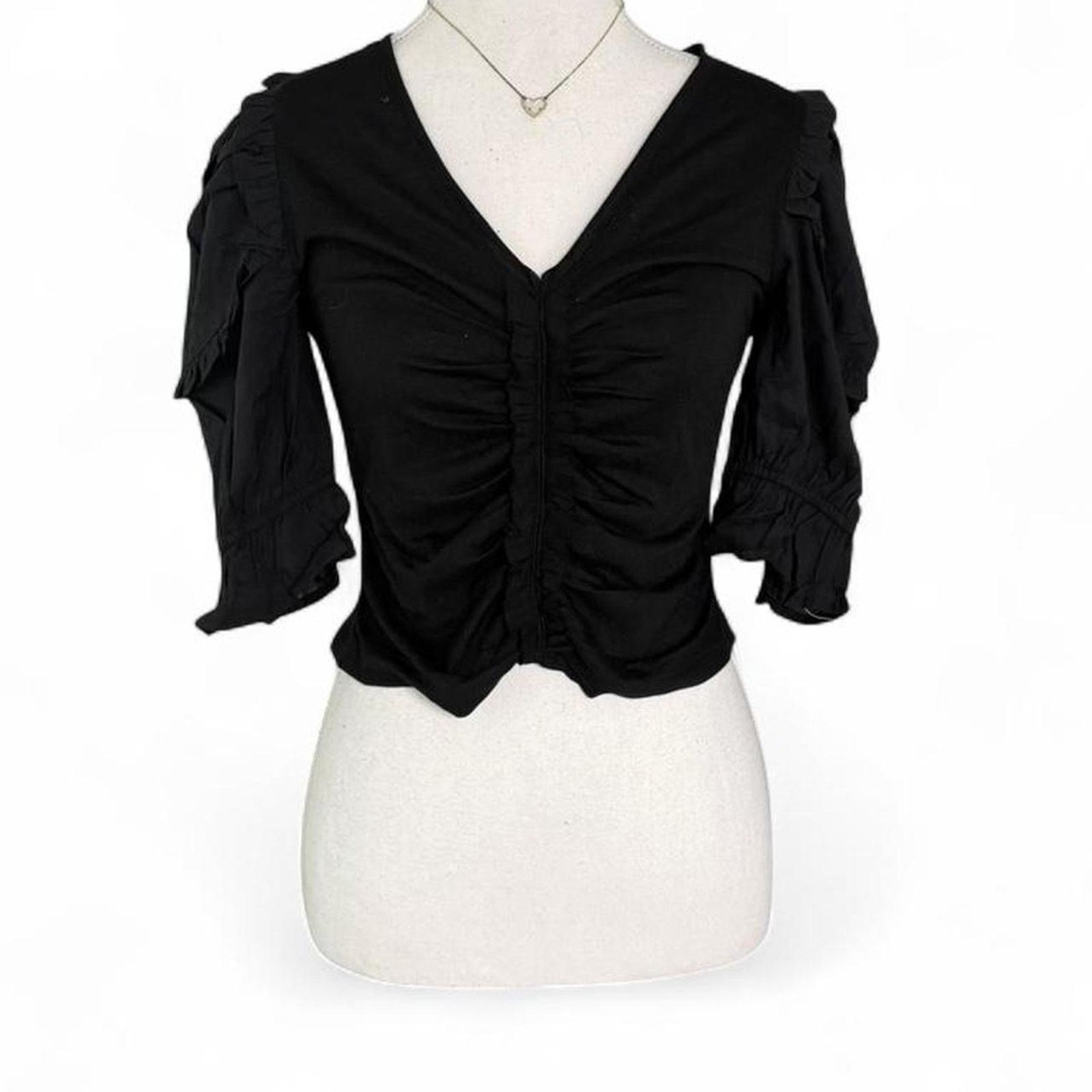 Other Sofie The Label Coline Top in Black Women size small NWT Size S / US 4 / IT 40 - 1 Thumbnail