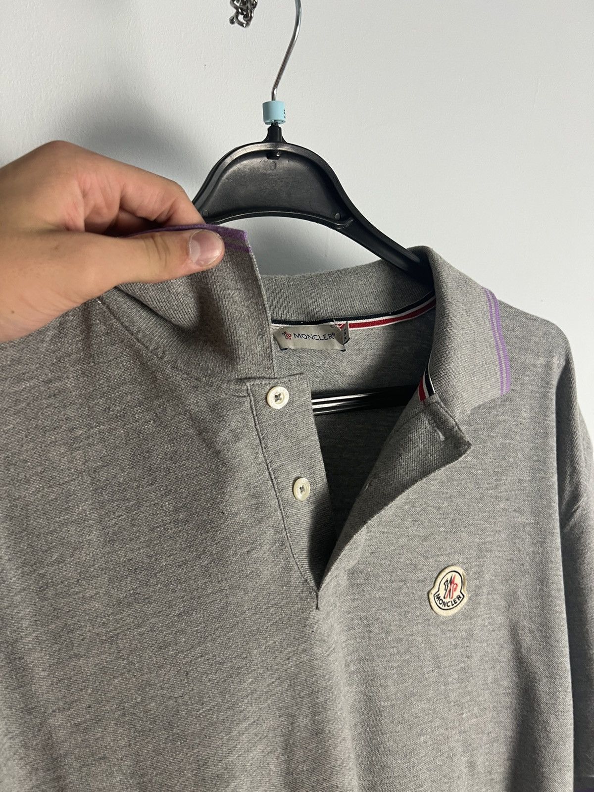 Moncler Moncler Polo T-Shirt Size US XL / EU 56 / 4 - 4 Thumbnail