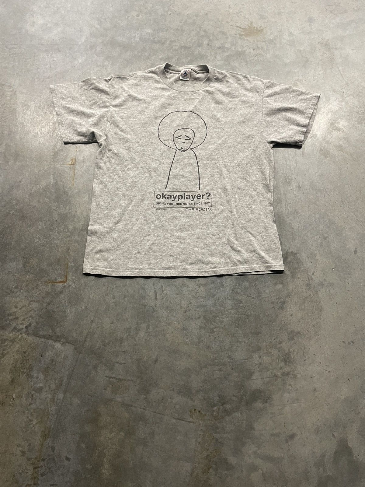 ミュージシャン THE ROOTS OKAYPLAYER TOUR T SHIRTS XL THE ROOTS OKAYPLAYER TOUR T SHIRTS XL POST JUNK / 00's OKAYPLAYER