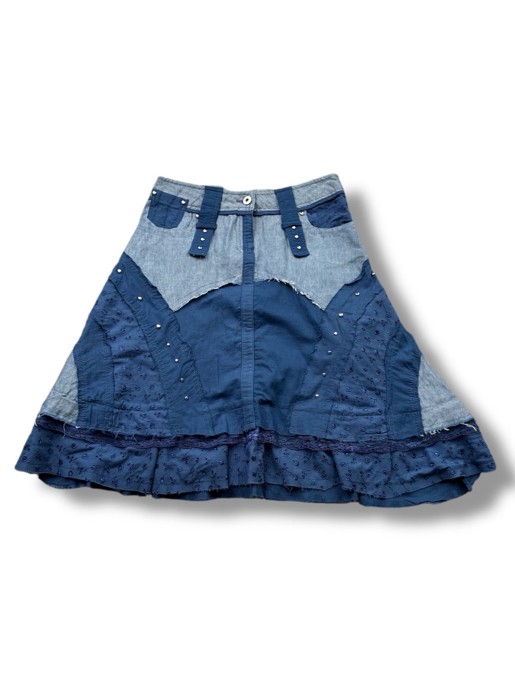 Vintage Y2K Flare Skirt(V124) Size 27" / US 4 / IT 40 - 1 Thumbnail