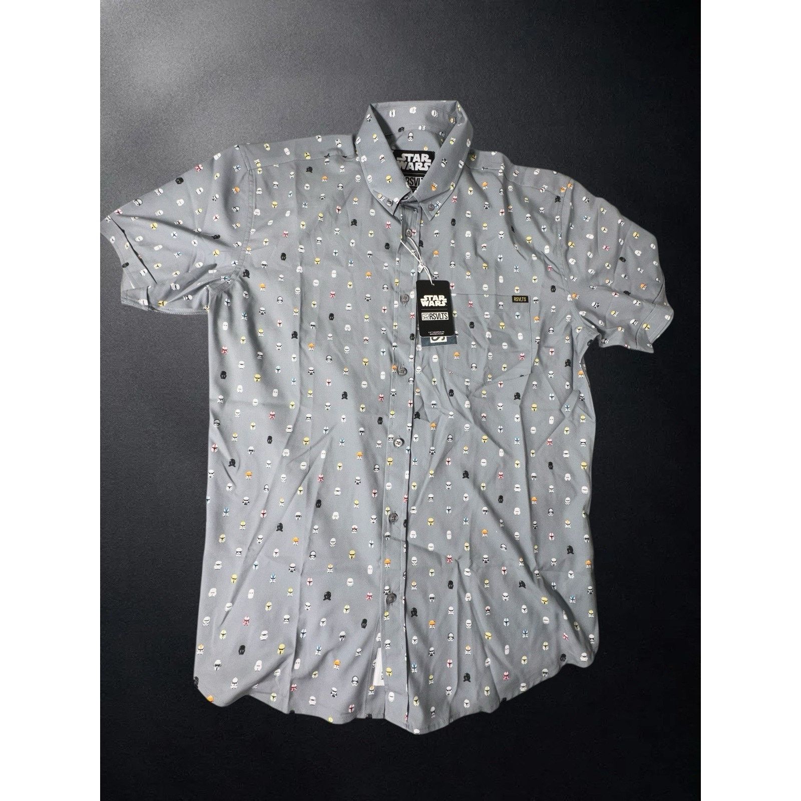 Star Wars RSVLTS Star Wars Lil Troopers Shirt Men’s XL Gray NWT Size US XL / EU 56 / 4 - 1 Thumbnail