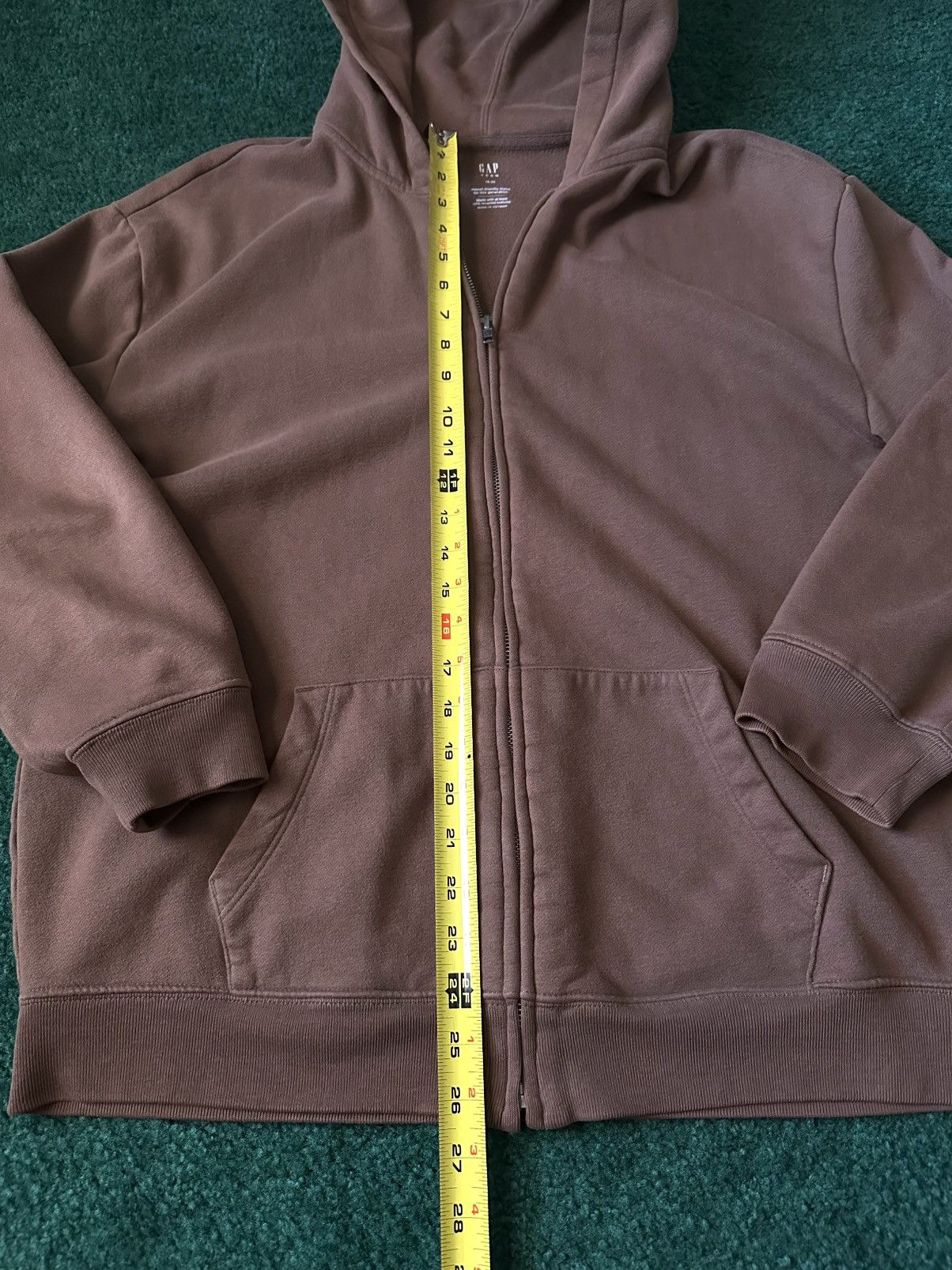 Gap GAP Full-Zip Hoodie - Brown Size US S / EU 44-46 / 1 - 3 Thumbnail