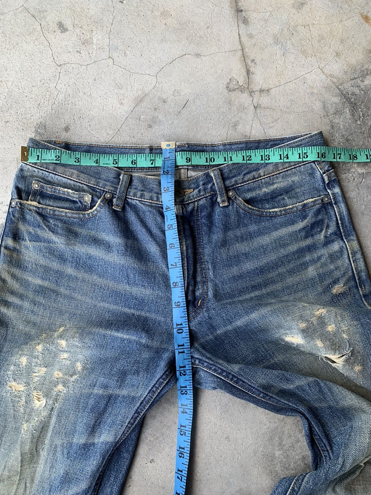 Lounge Lizard Distressed LOUNGE LIZARD denim. Size US 32 / EU 48 - 7 Thumbnail