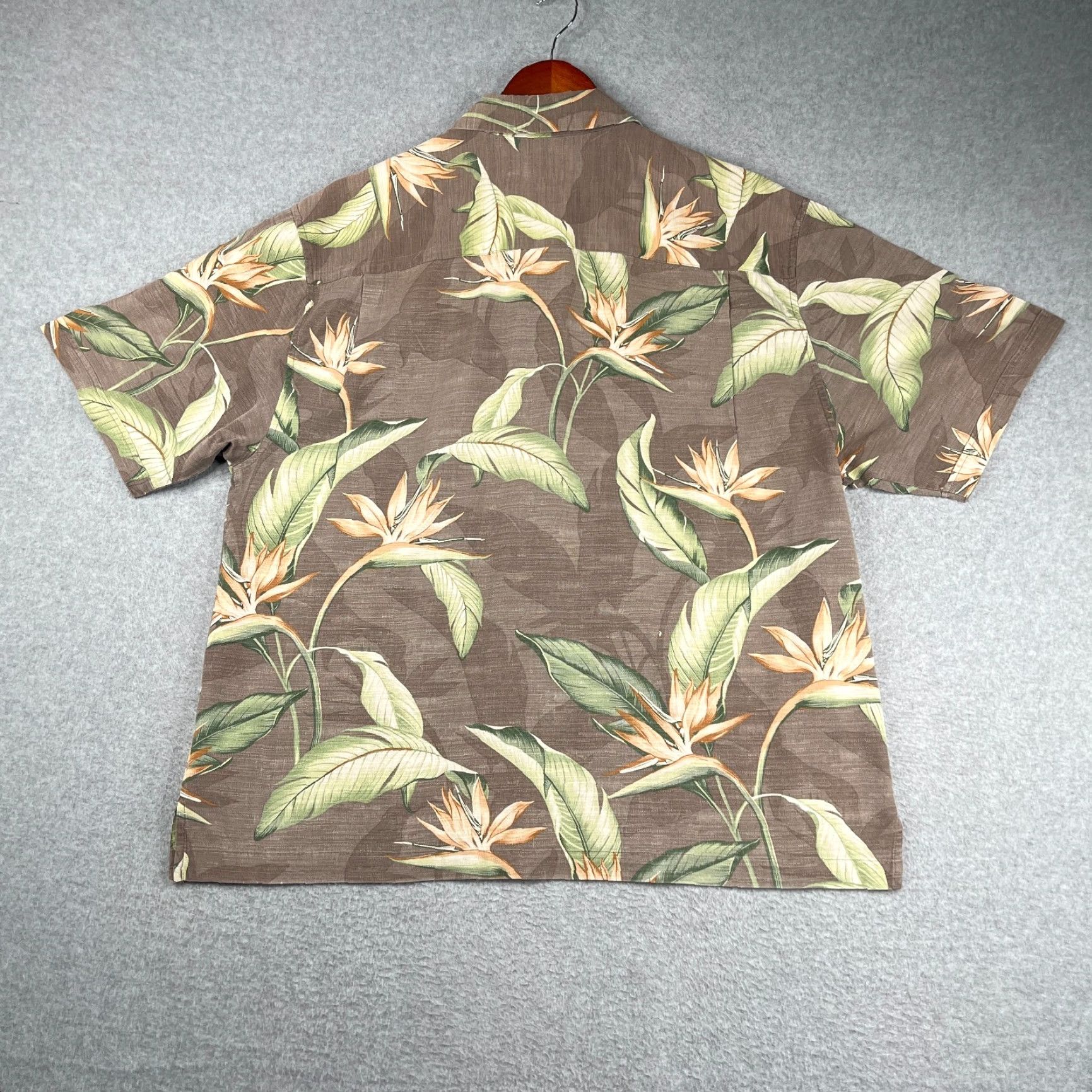 Vintage Jamaica Jaxx Silk Tropical Print Shirt XL Floral Short Sleeve Button-Up Mens Size US XL / EU 56 / 4 - 7 Thumbnail