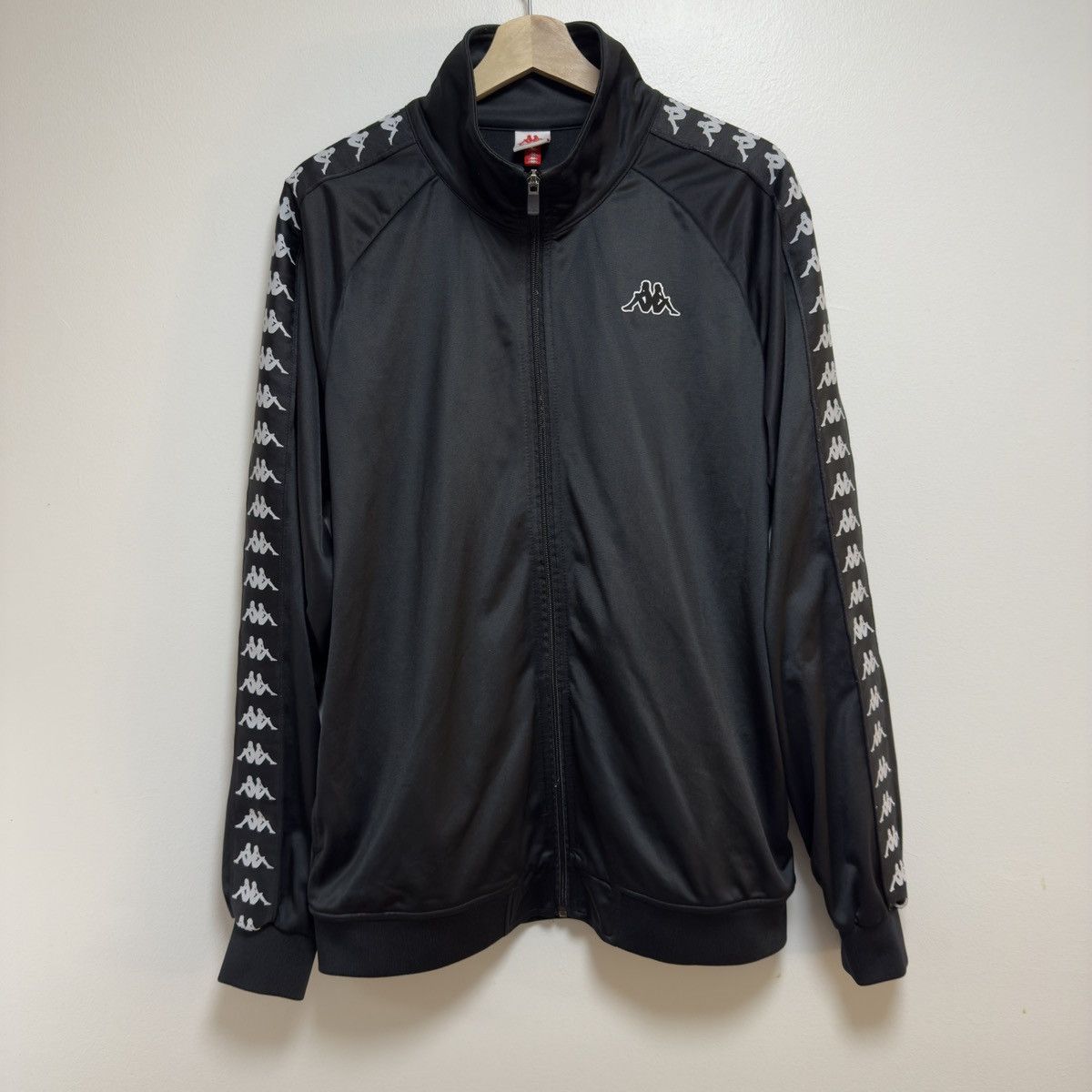 Vintage Y2K Kappa Track Jacket Black XL