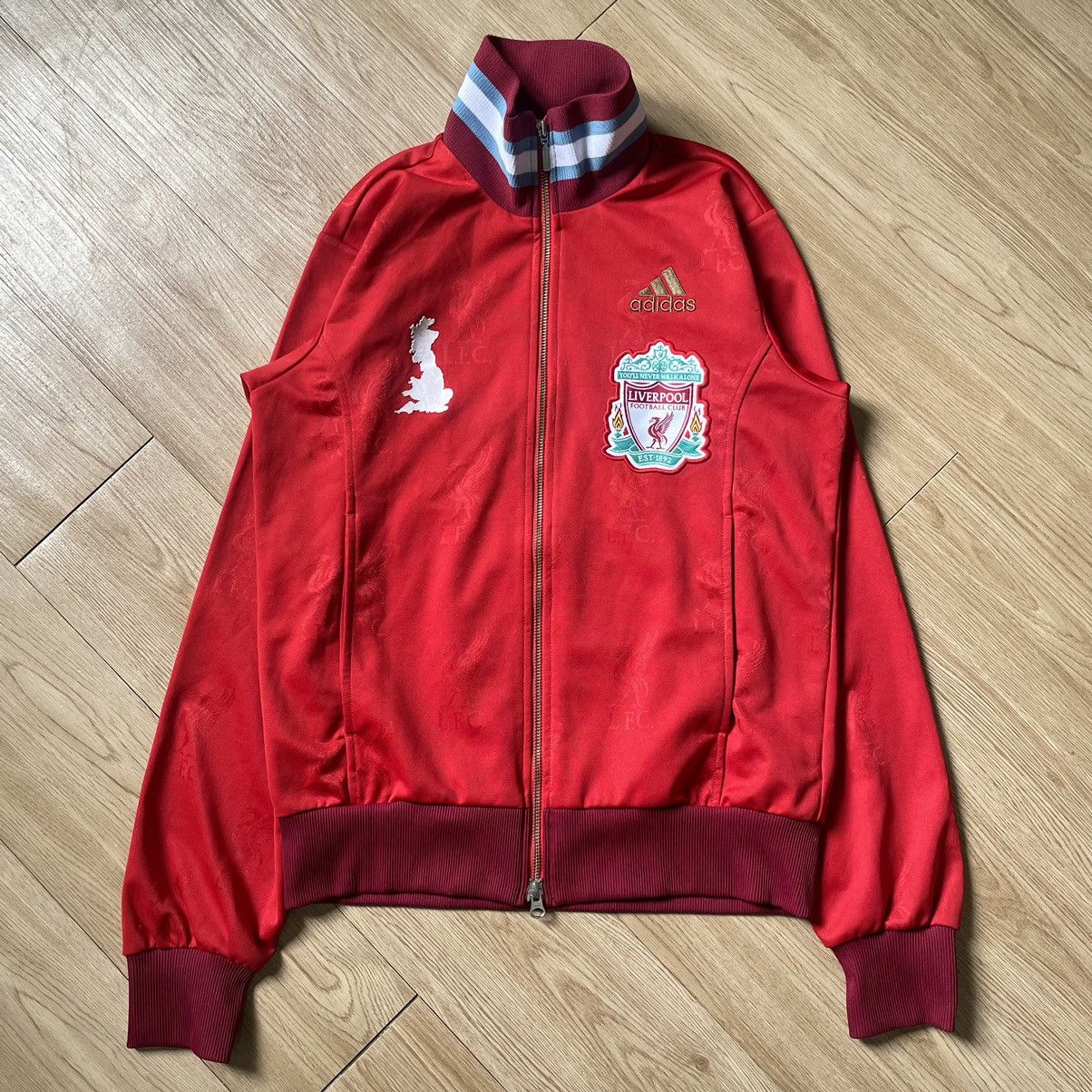 Adidas Vintage Adidas Liverpool FC Soccer Track Tops Zip Jacket Y2K Size US S / EU 44-46 / 1 - 1 Thumbnail