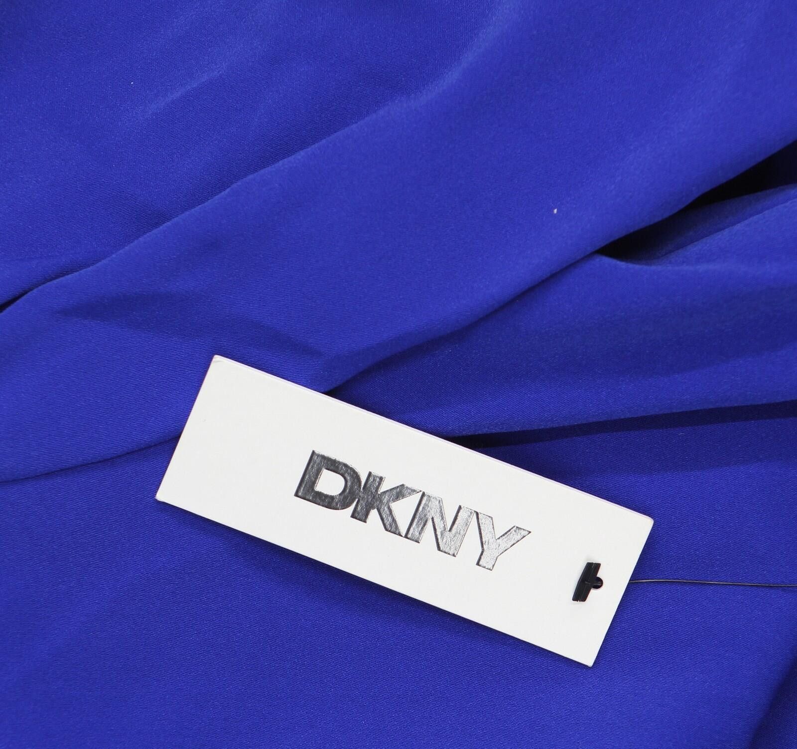 DKNY Nwt Dkny Solid Long-sleeve Dress Dd4jgd35 Radiant Blue 6 Size M / US 6-8 / IT 42-44 - 3 Thumbnail