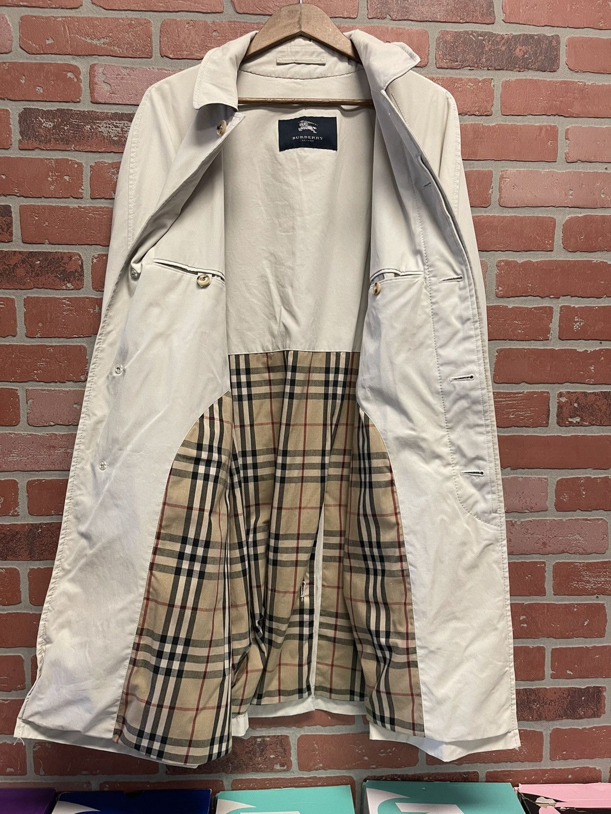 Burberry Size L - Burberry London Trench Coat Nova Lining Size L / US 10 / IT 46 - 8 Thumbnail