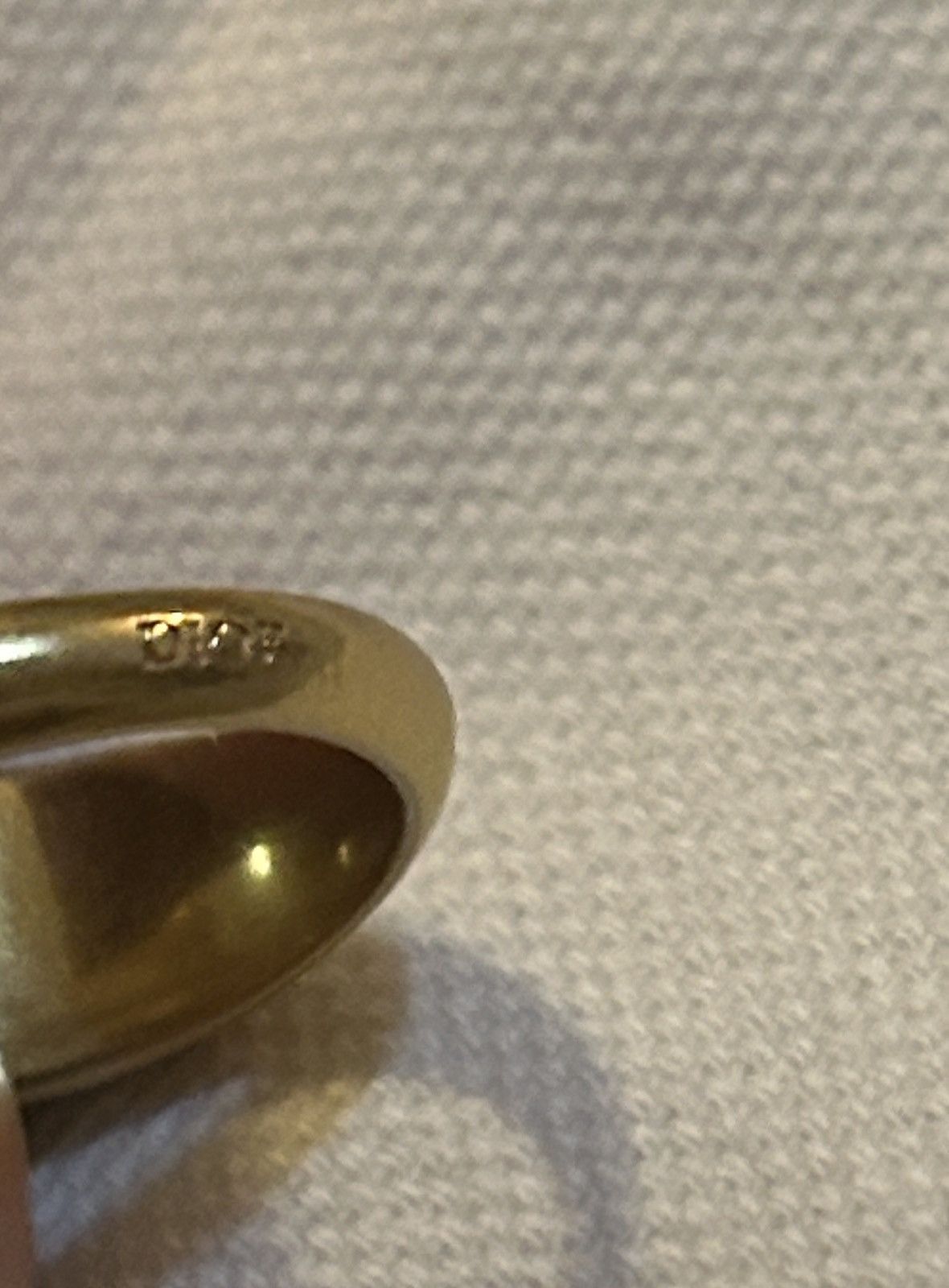 Dior Dior D-FUSION RING Gold-Finish Metal with White Resin Pearl Size ONE SIZE - 6 Thumbnail