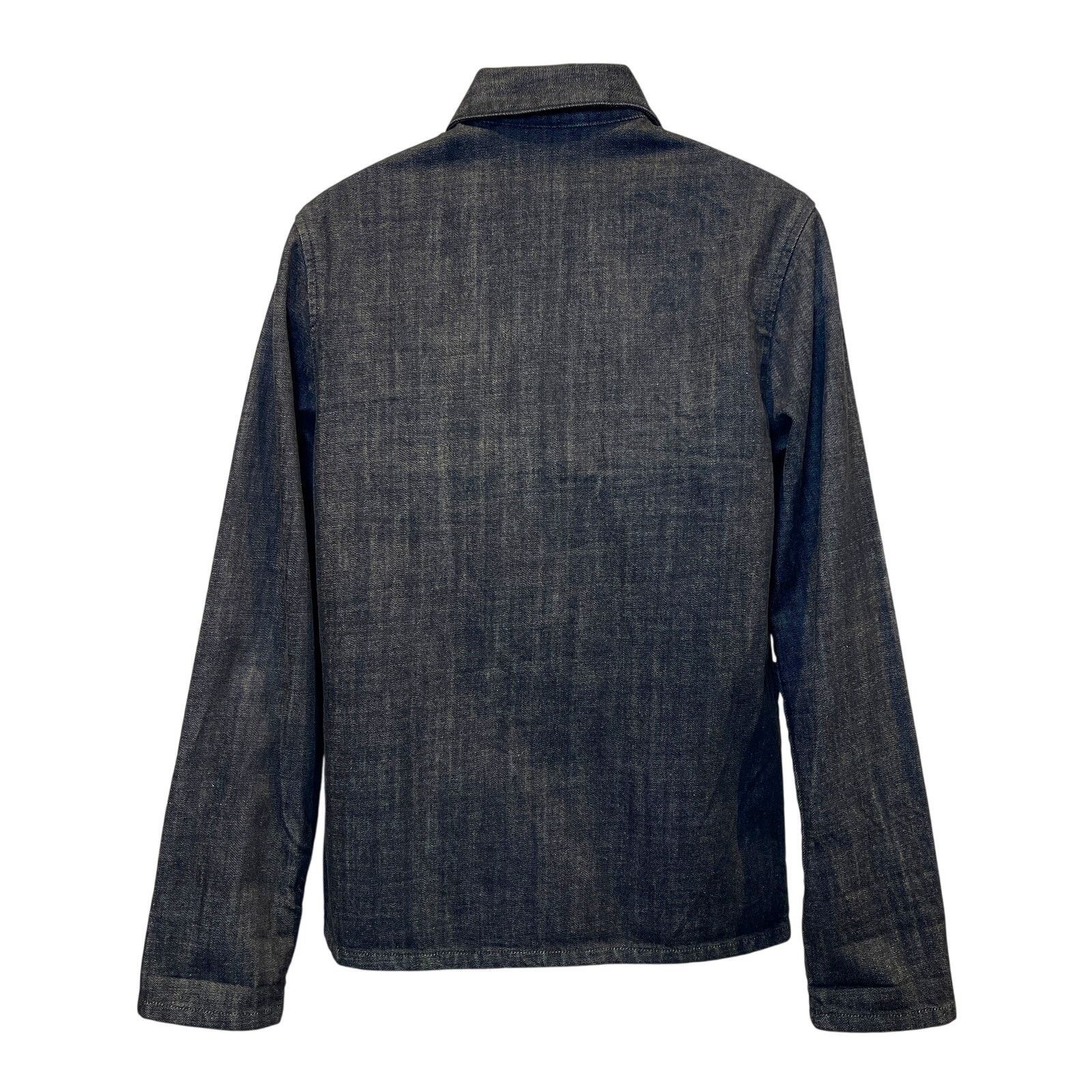 A.P.C. A.P.C. Men's Black Denim Chore Coat Size Small EUC Size US S / EU 44-46 / 1 - 2 Thumbnail