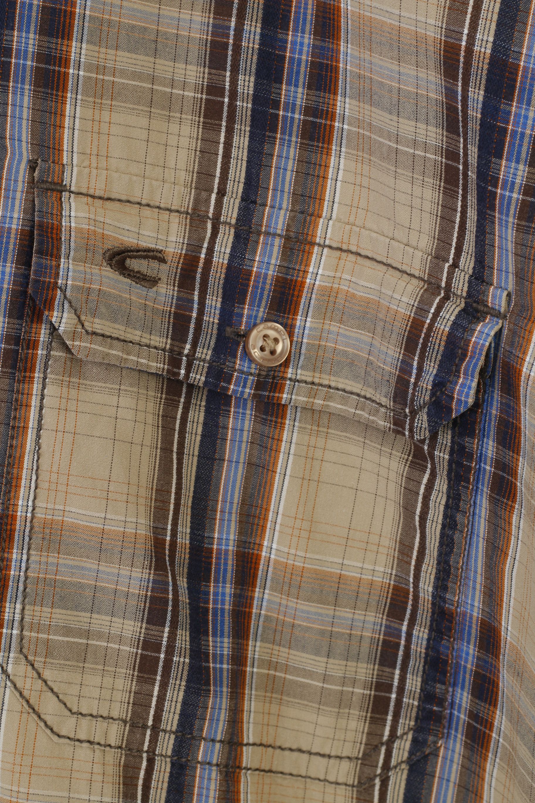 camel active Camel Active Men L Casual Shirt Checkered Long Sleeve 4134 Size US L / EU 52-54 / 3 - 4 Thumbnail