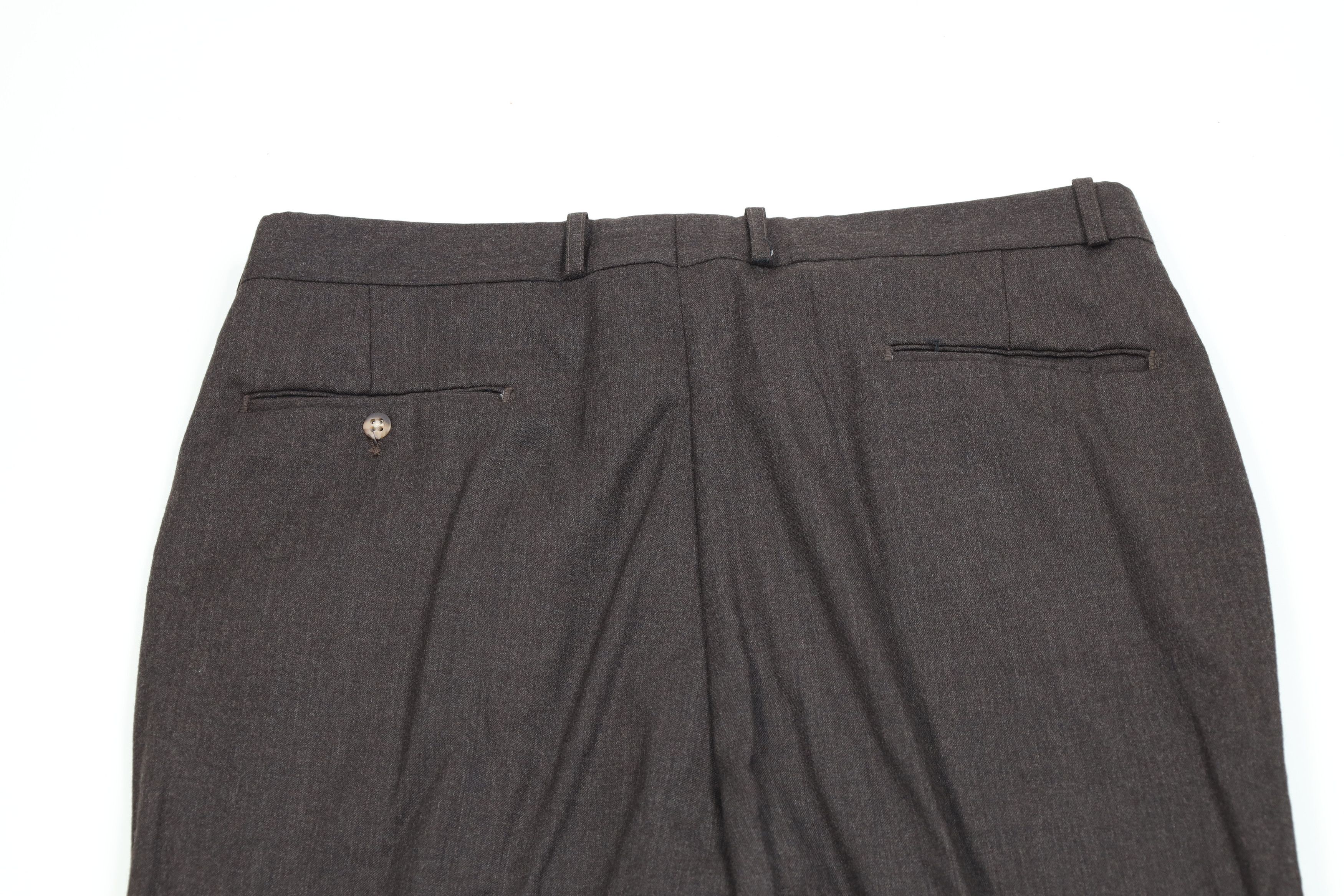 Vintage Vintage 70s Streetwear Wide Leg Chino Pants Dark Brown USA Size US 36 / EU 52 - 9 Thumbnail