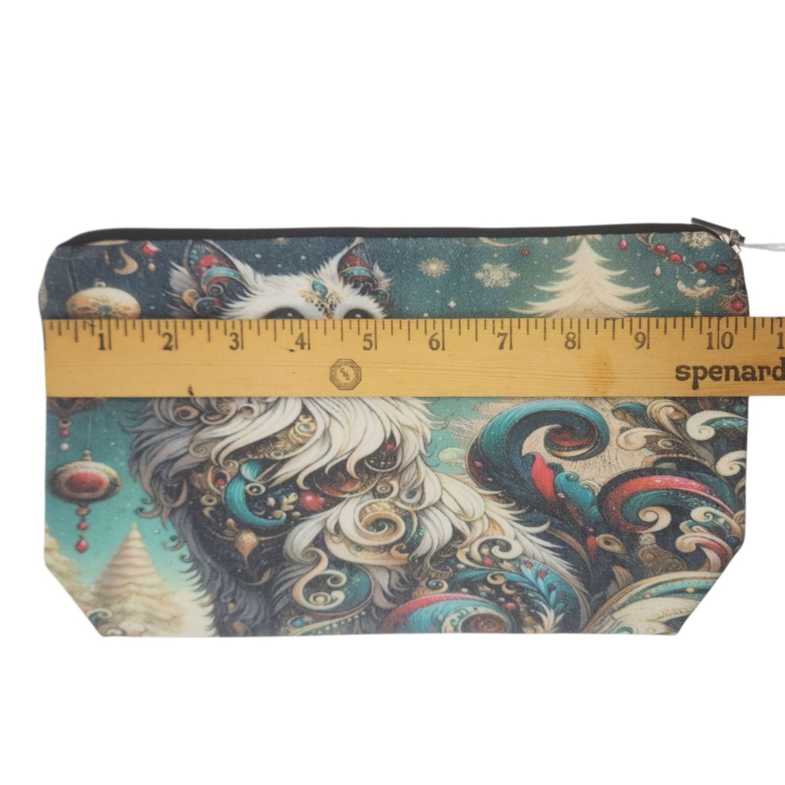 Other Mystical Cat Cosmetic Bag Celestial Green Makeup Organizer Size ONE SIZE - 4 Thumbnail