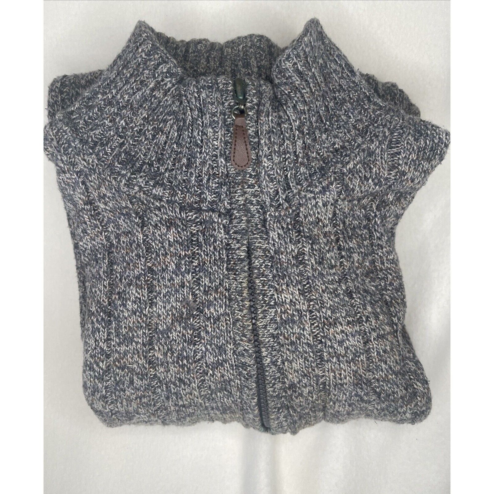 Oscar De La Renta Oscar De La Renta Men's L/S Pullover 1/4 Zip Gray Size XL Size US XL / EU 56 / 4 - 6 Thumbnail