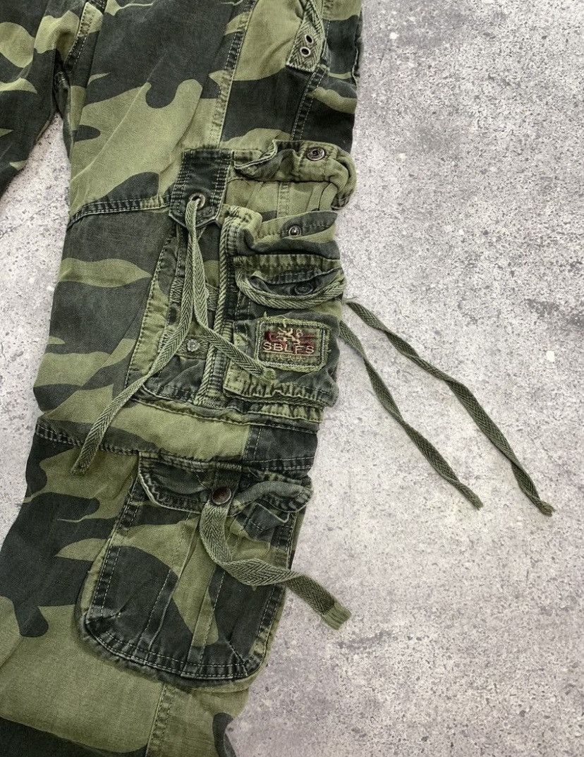 Japanese Brand Junya Watanabe Balenciaga Style Bondage Cargo Pants Vintage Size US 32 / EU 48 - 10 Thumbnail