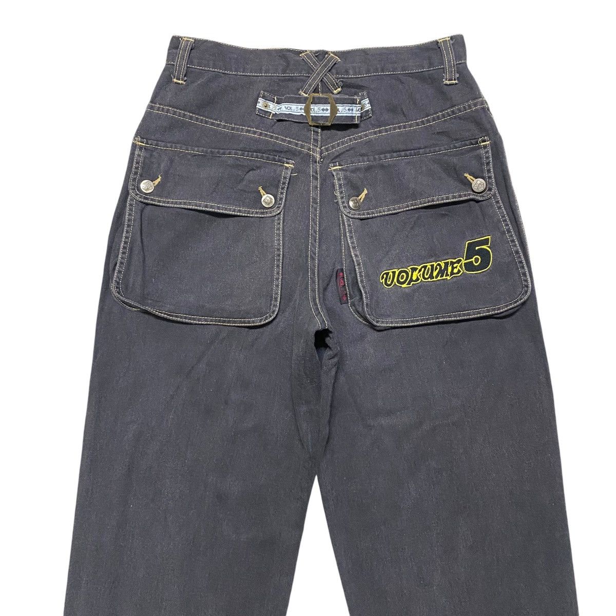 Vintage VOLUME FIVE Black Denim Baggy Skater Pant Size US 29 - 9 Thumbnail