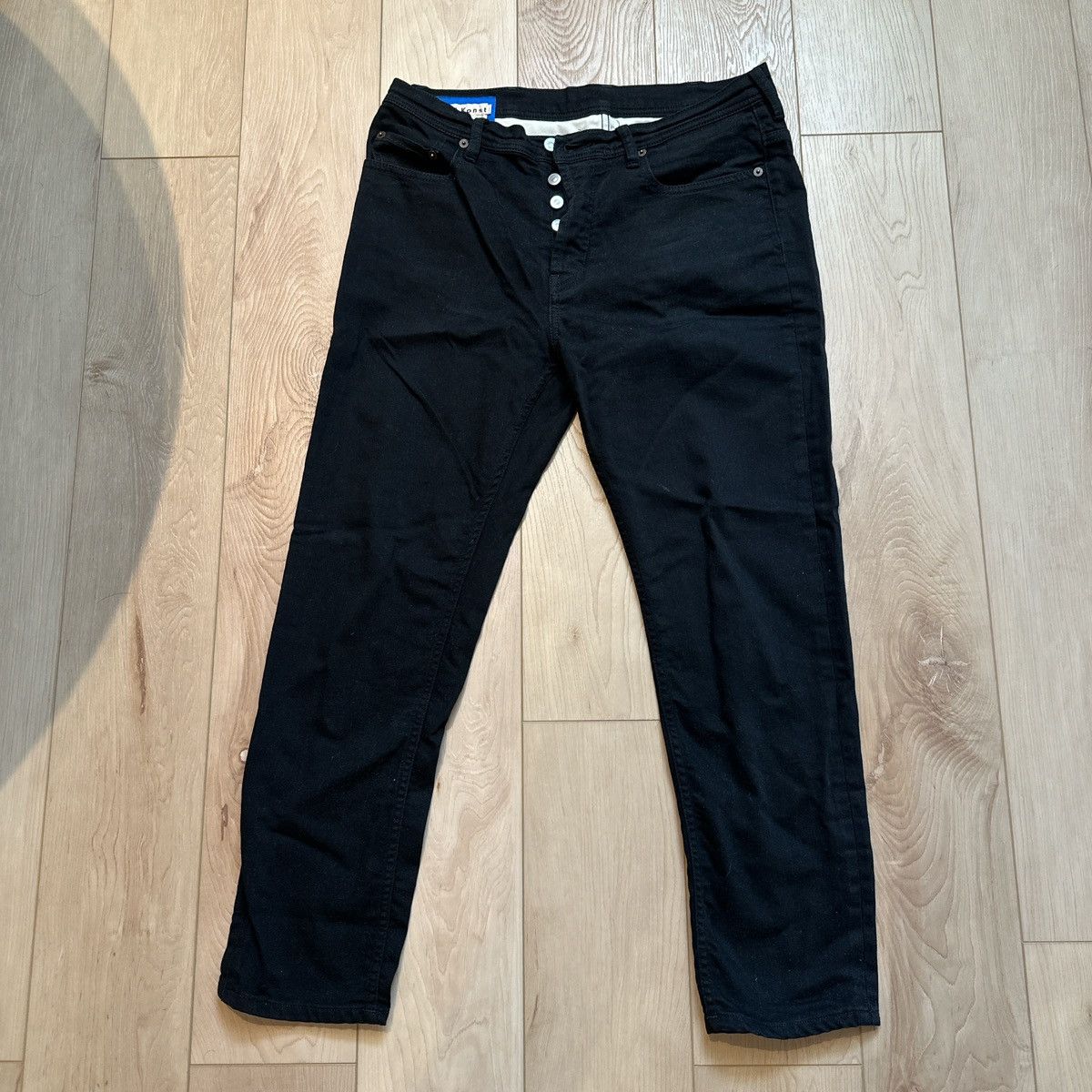 Acne Studios Acne Studios River Stay Black Jeans Size US 31 - 1 Thumbnail
