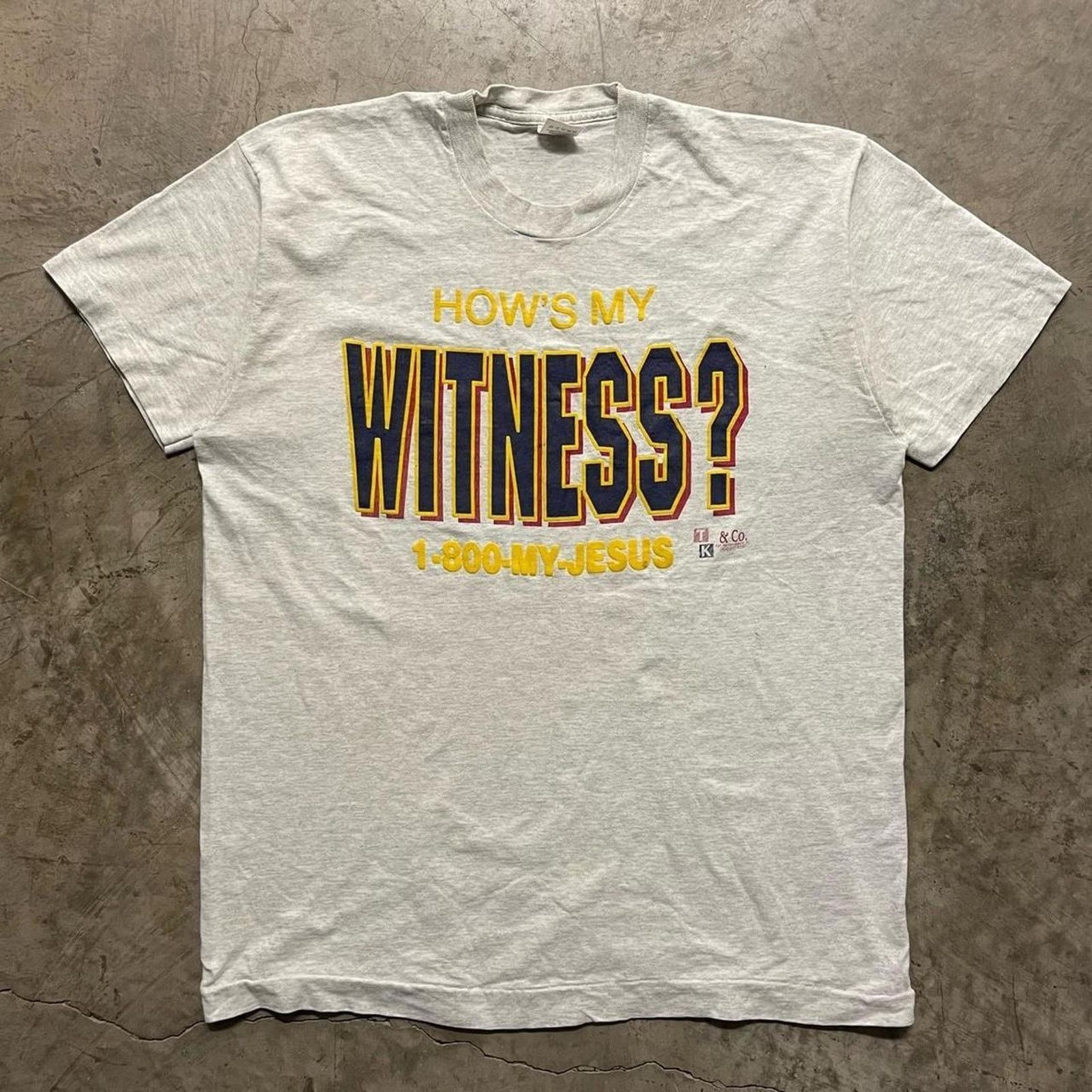 Vintage Vintage 1990s jesus graphic religion Size US XL / EU 56 / 4 - 1 Thumbnail