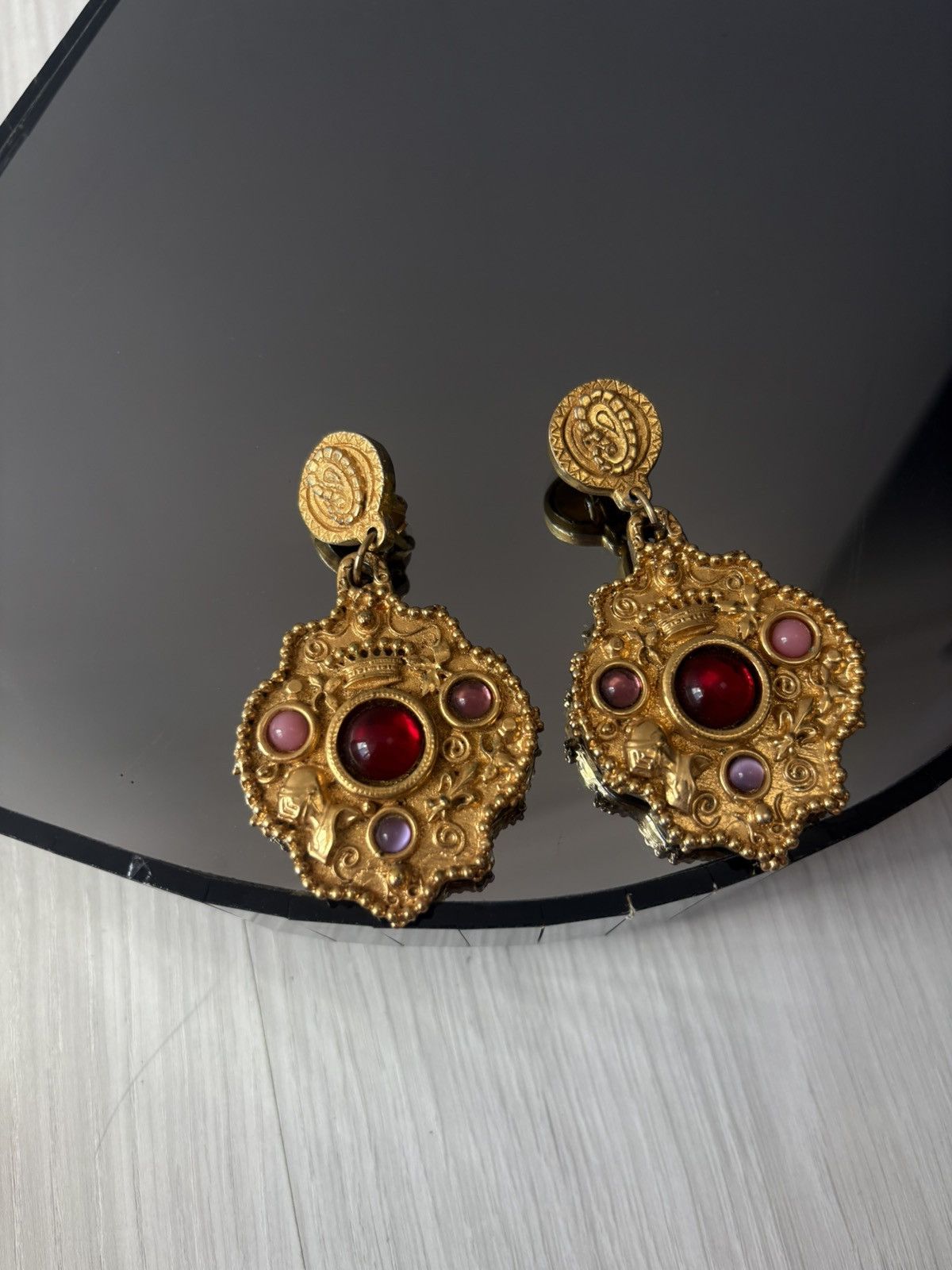 Vintage 1960’s made in France earrings Size ONE SIZE - 6 Thumbnail