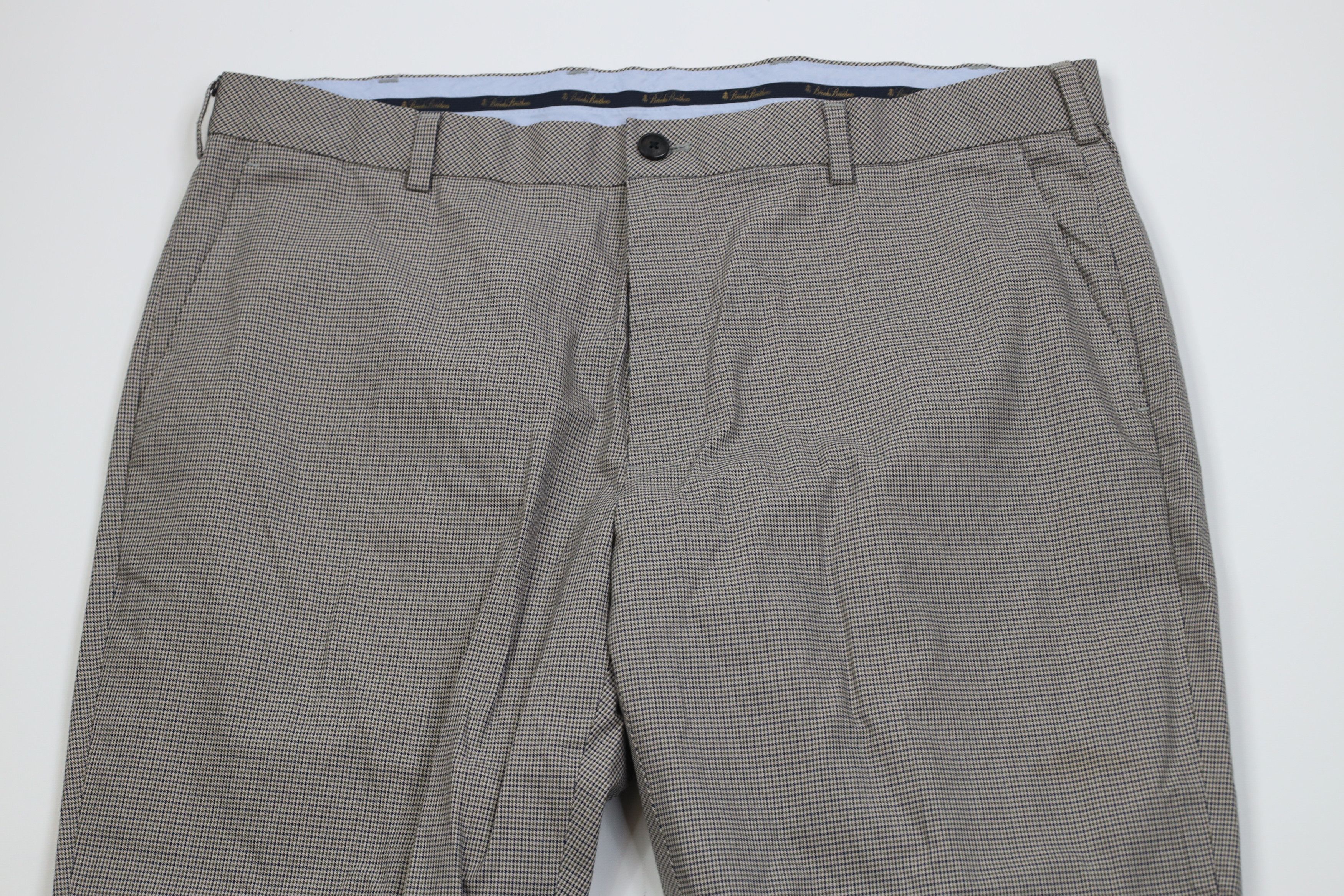 Brooks Brothers Vintage Y2K Brooks Brothers Heavy Houndstooth Chino Pants Size US 40 / EU 56 - 2 Thumbnail