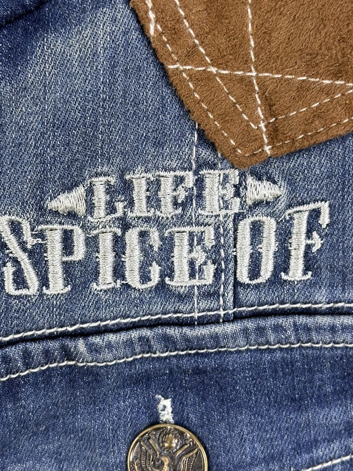 Japanese Brand Garula Limited Edition Embroidered Denim Vest Size S / US 4 / IT 40 - 9 Thumbnail