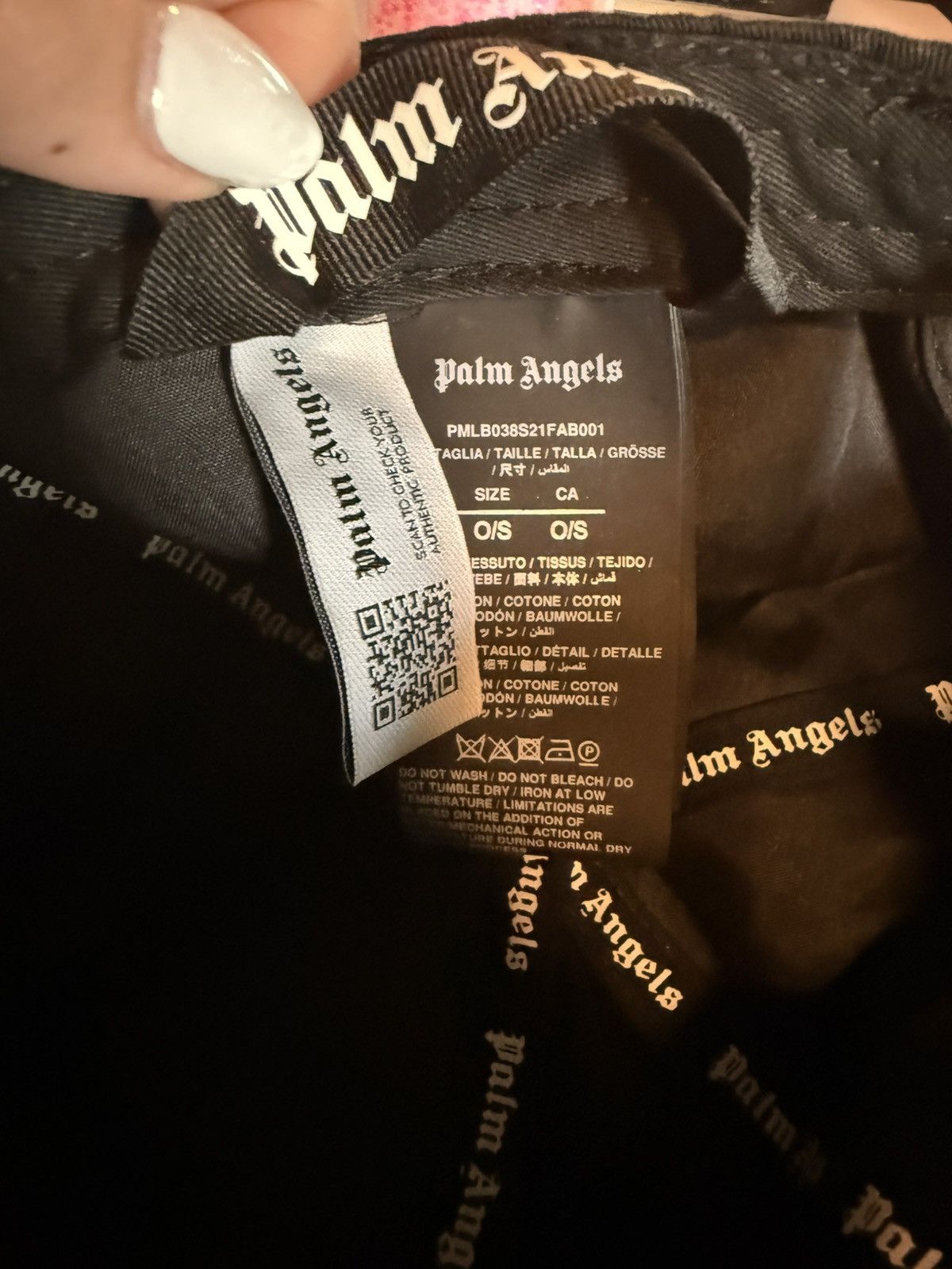 Palm Angels Palm Angels Kill The Bear Cap Black Size ONE SIZE - 5 Thumbnail