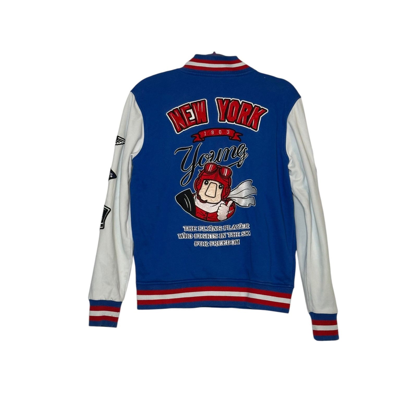 MLB MLB New York Yankees blue white varsity jacket size Small Size US S / EU 44-46 / 1 - 11 Thumbnail
