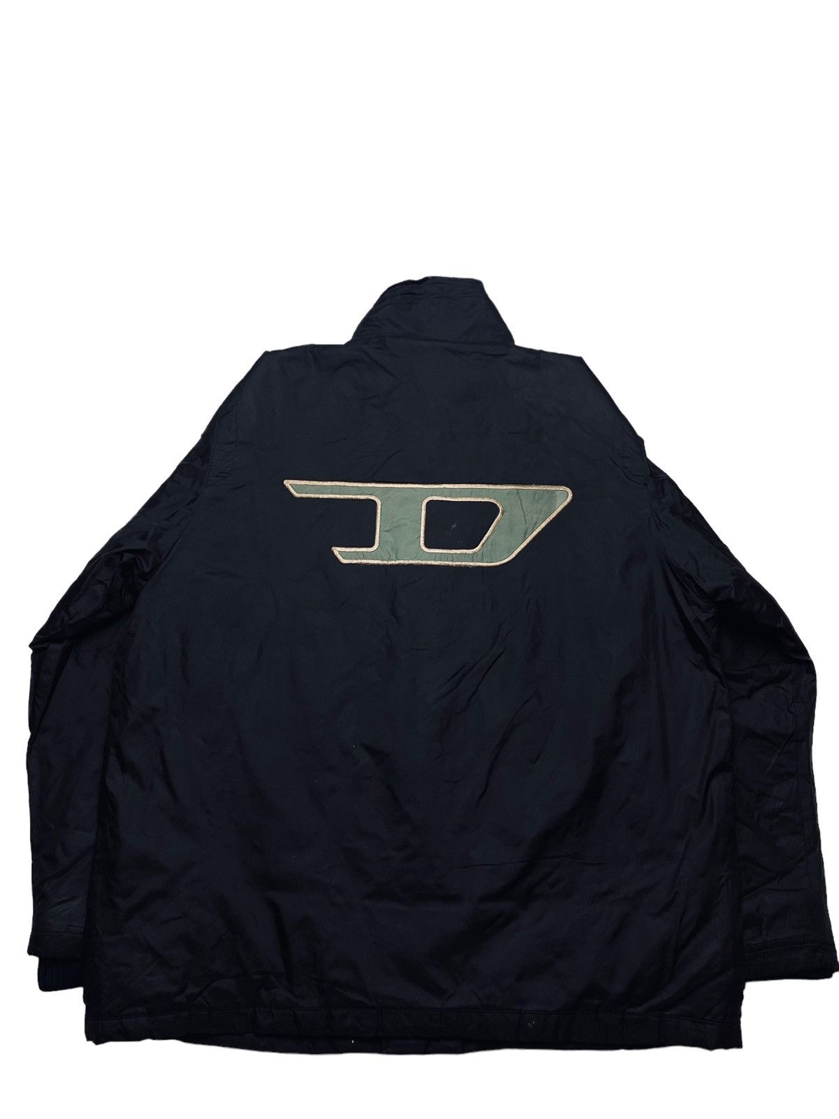 Diesel 2000s Diesel - Punk Label Iconic Big Logo Oversized Jacket Size US L / EU 52-54 / 3 - 5 Thumbnail