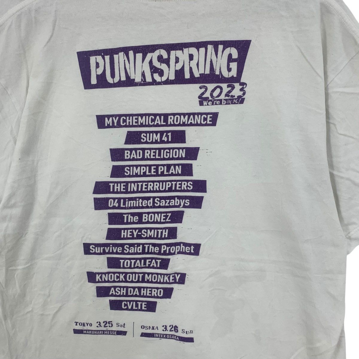 My Chemical Romance PUNKSPRING 2023 JAPAN My Chemical Romance Tee Shirt Top Size US L / EU 52-54 / 3 - 5 Thumbnail