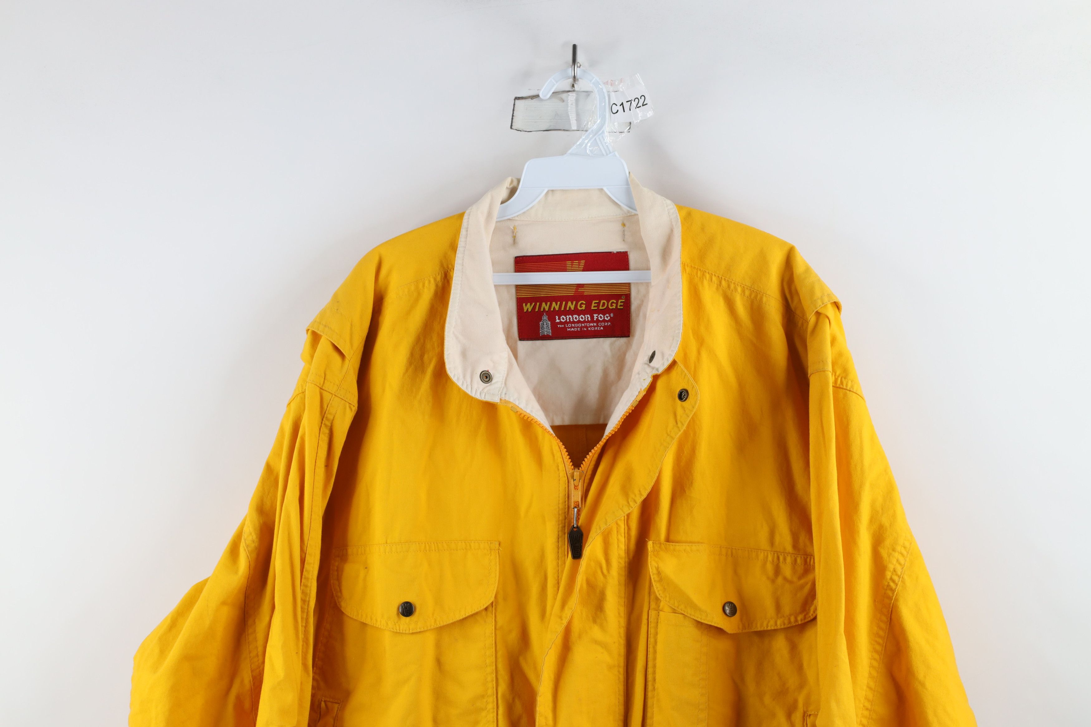 Vintage Vintage 90s Streetwear Pigment Dye Full Zip Bomber Jacket Size US XXL / EU 58 / 5 - 2 Thumbnail