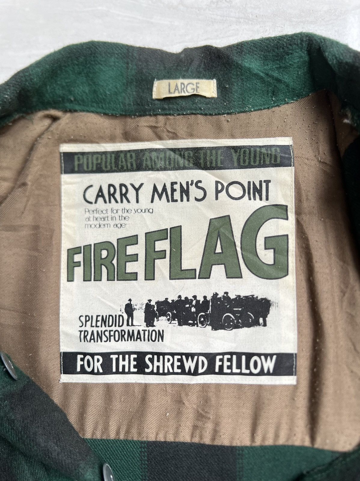 Other FIRE FLAG Flanel Shirt outer Size US L / EU 52-54 / 3 - 14 Thumbnail