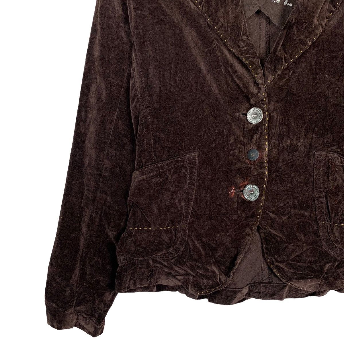 Japanese Brand ANTGAUGE PLATINUM Punk Velvet Casual Jacket #0006-C1 Size S / US 4 / IT 40 - 4 Thumbnail