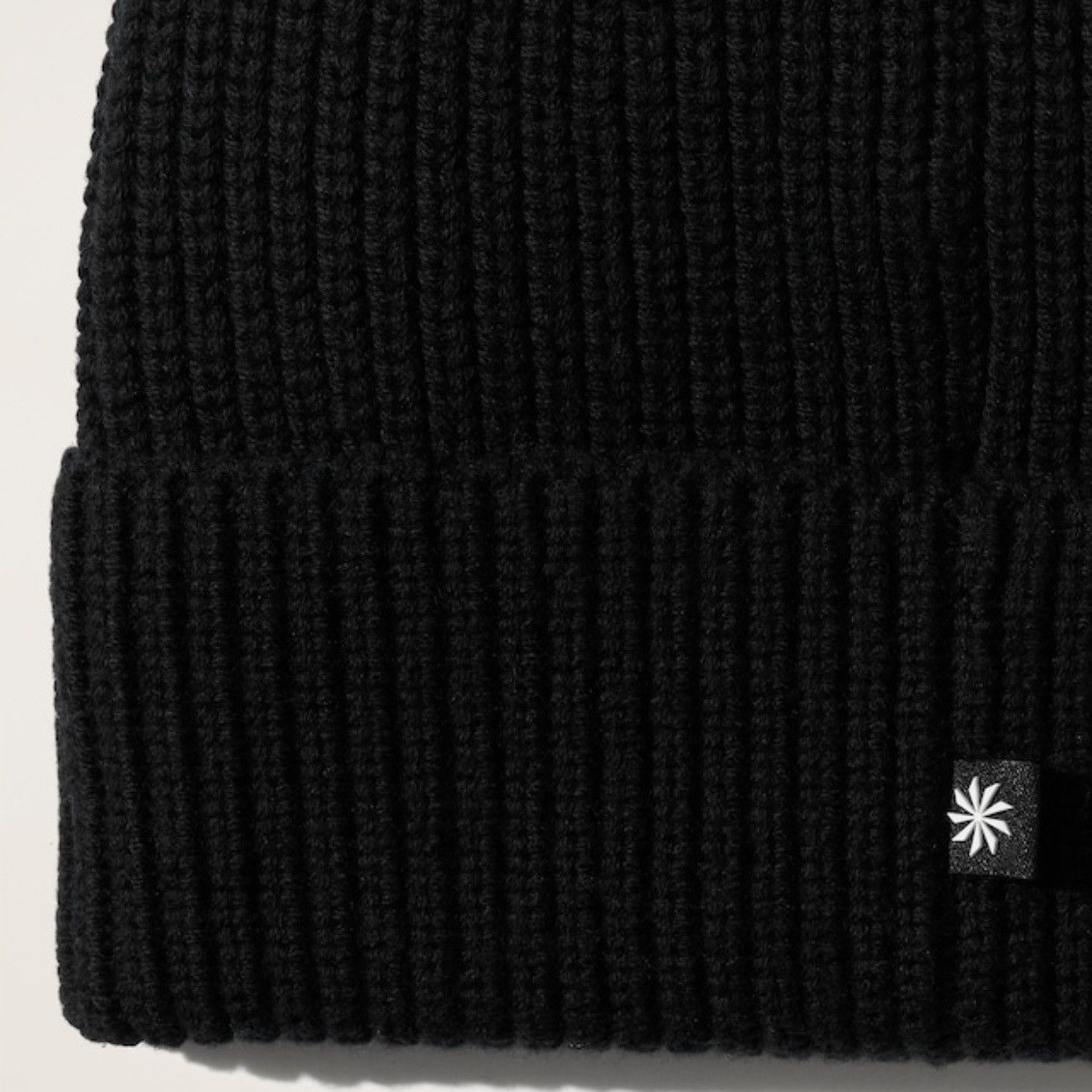 Athleta Athleta wool cotton thick knit beanie all black Size ONE SIZE - 7 Thumbnail